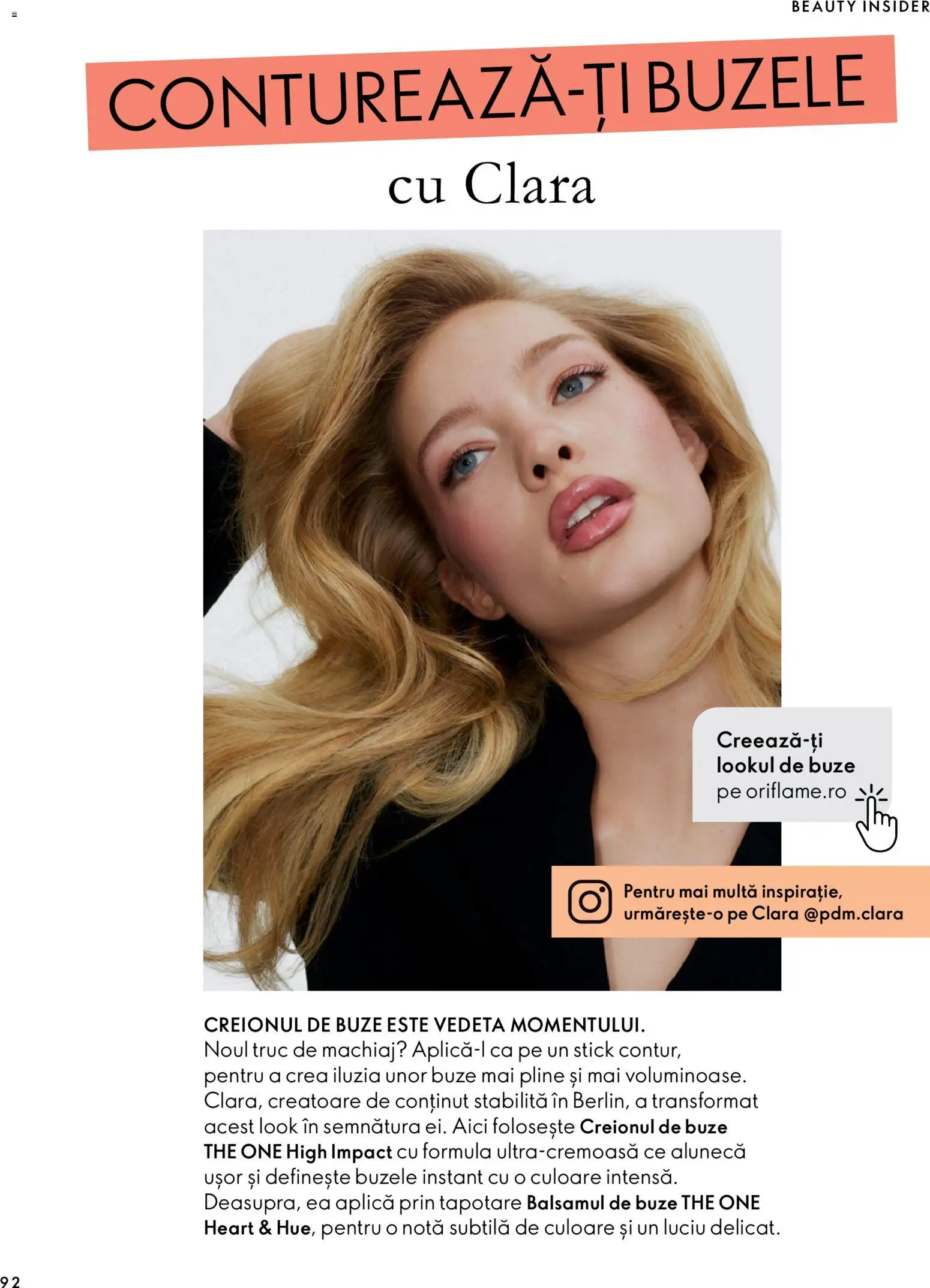 Noul catalog Oriflame – valabil de la 30.09.2026 | Pagină: 92 | Produse: Aplică, Machiaj, Impact