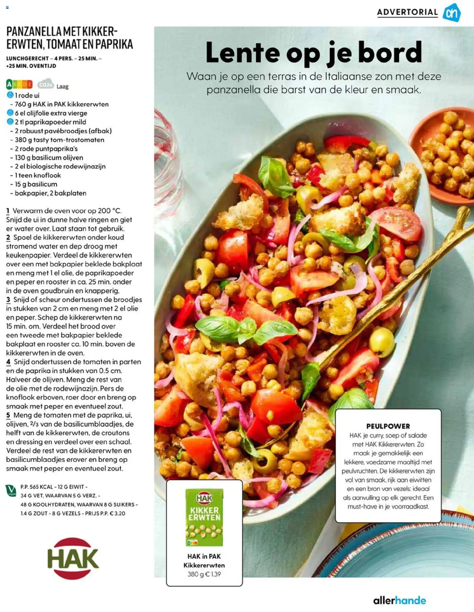 {H1} | Pagina: 63 | Producten: Tomaten, Bord, Olijfolie, Kikkererwten