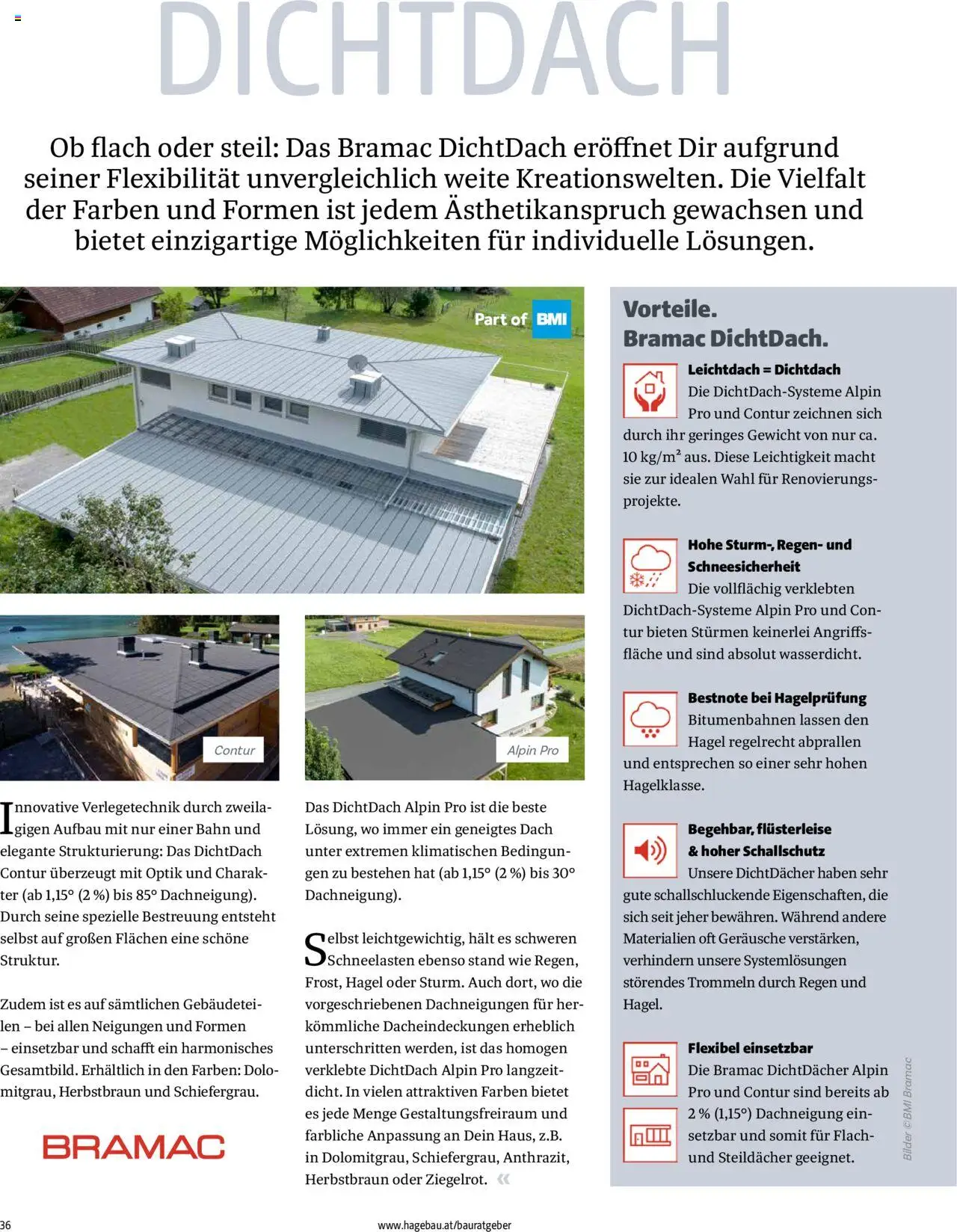 Hagebau Katalog Baurategeber gültig ab 07.04.2025 | Seite: 36 | Produkte: Hagel, Gewicht