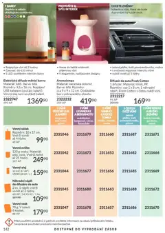 Náhled letáku Avon Katalog 09/2026 od 01.09.2026 | Strana: 142 | Produkty: Difuzér, Olej, Svíčka, Barvy
