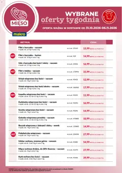 Pogląd oferty "Makro gazetka - Wybrane oferty tygodnia w dostawie" - ważna od 31.10.2026