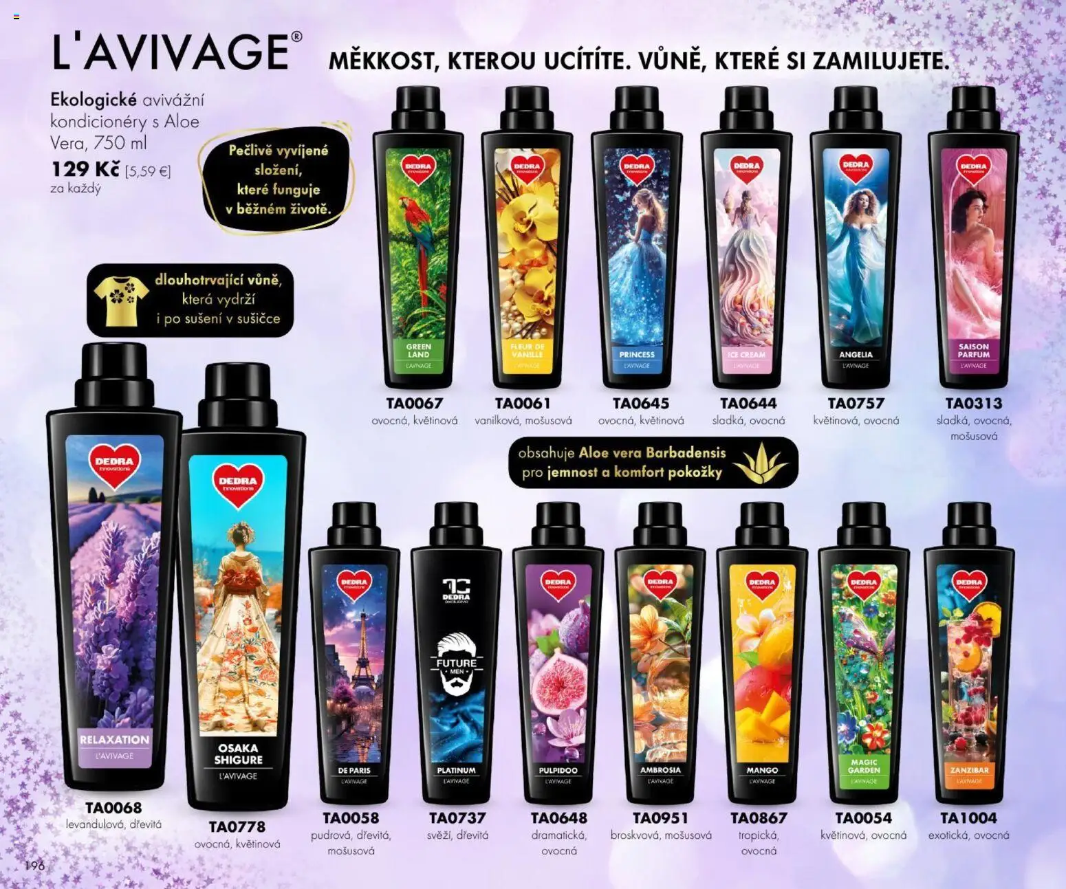 Nové Dedra akcie – leták je platný od 23.10.2026 | Strana: 96 | Produkty: Aloe Vera, Mango