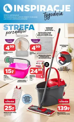 Pogląd oferty "Mop obrotowy Vileda Ultramax Turbo, Mop obrotowy Vileda Ultramax Turbo" - ważna od 14.09.2026 | Strona: 2 | Produkty: Wkład do mopa Vileda, Mop obrotowy vileda, Gąbka, Mop obrotowy