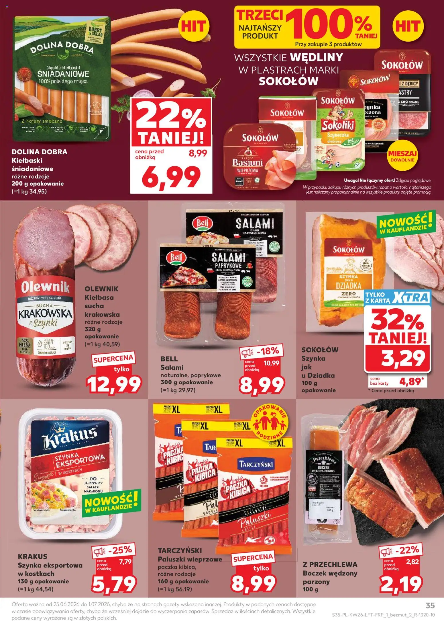 Kaufland Polsko leták od 25.06.2026 | Strana: 35 | Produkty: Karty