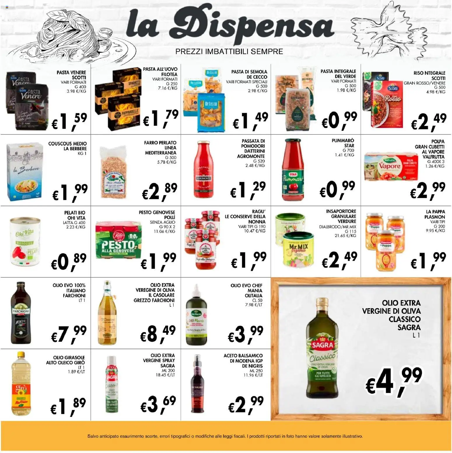 Volantino Coal del 13/08/2026 | Pagina: 13 | Prodotti: Pasta di semola, Aceto, Polli, Farro