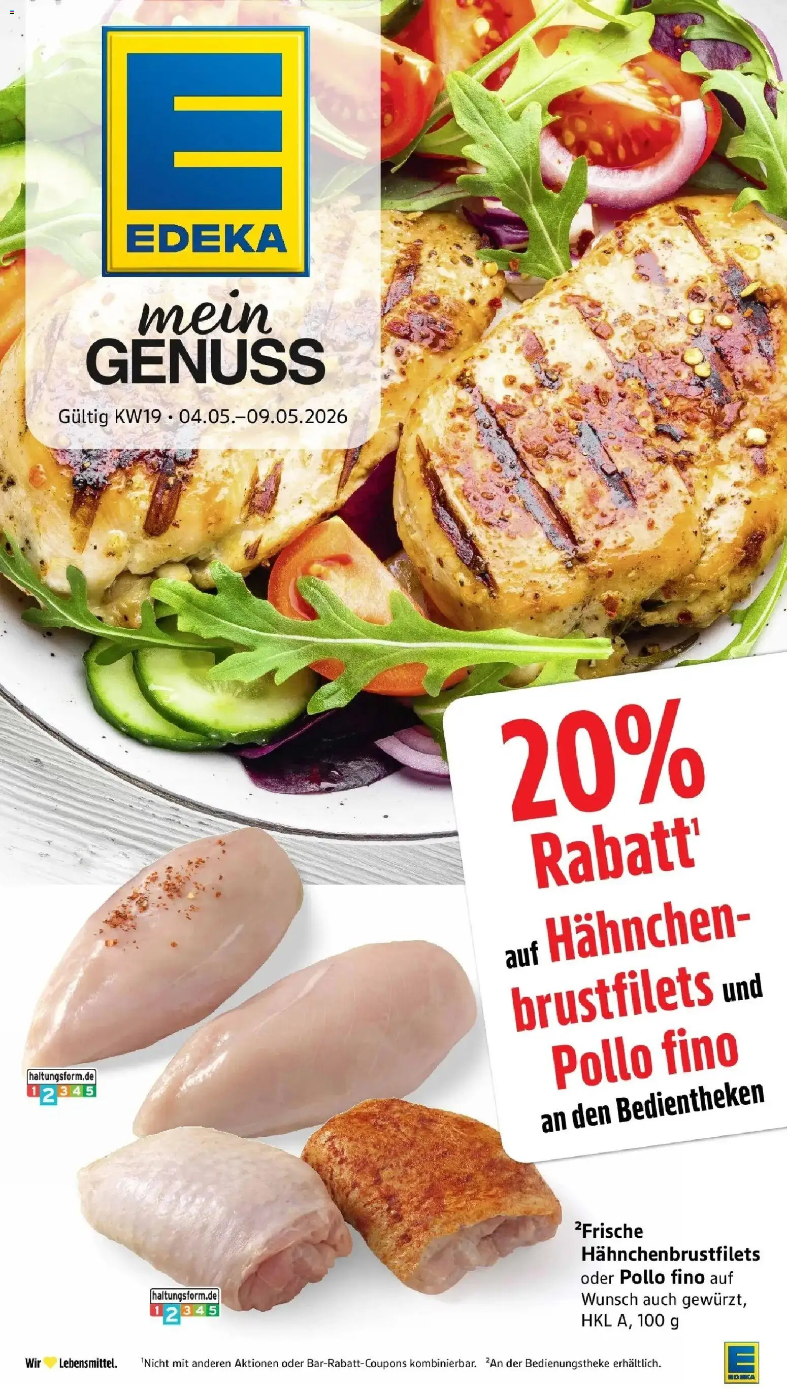 Edeka prospekt Friedrichsthal	 – gültig ab 03.05.2026 | Seite: 6 | Produkte: Hahnchen