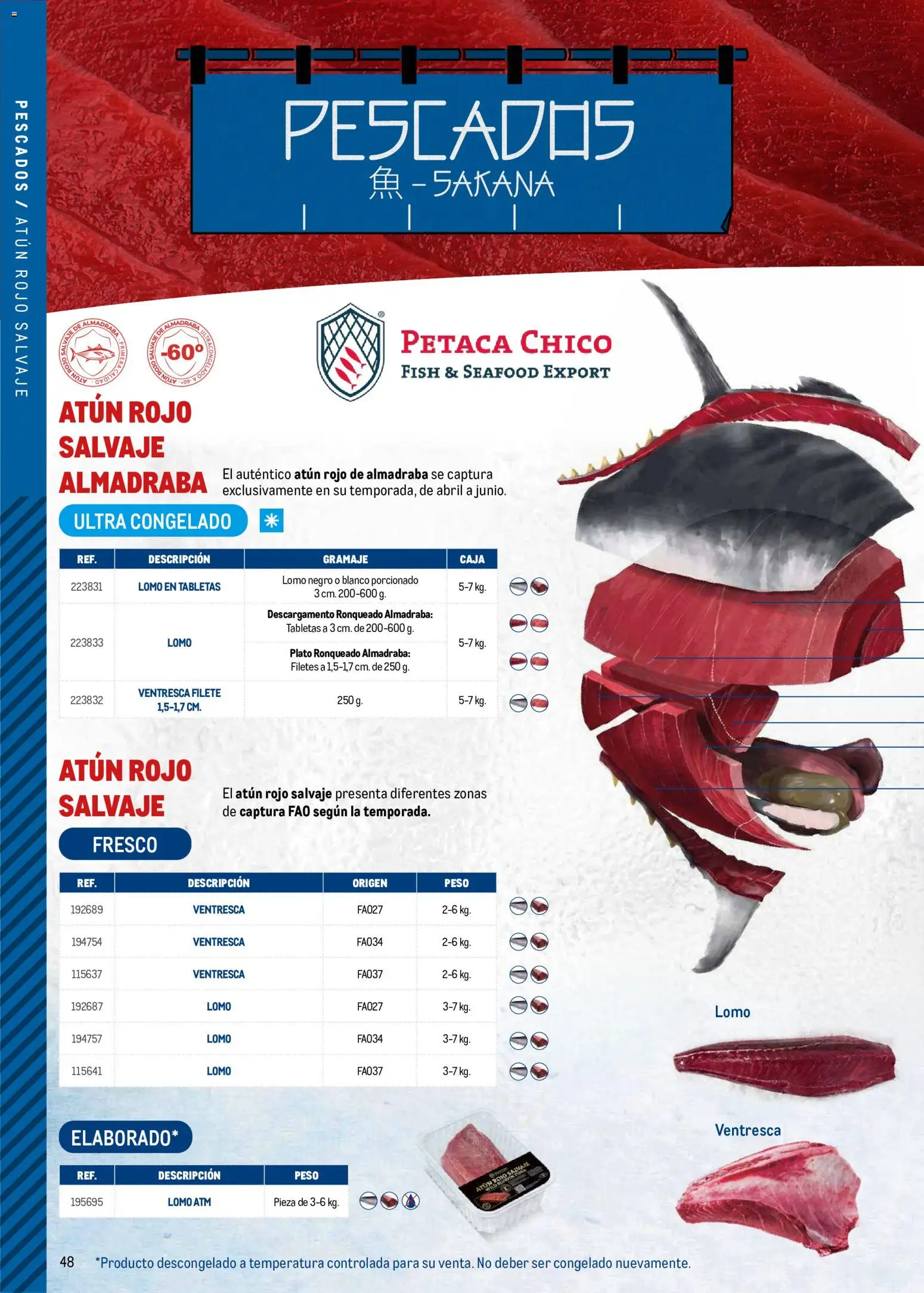 Makro Cocina Fusión Asiática Canarias │ válido desde el 11.05.2026 | Página: 48 | Productos: Peso, Filete, Caja