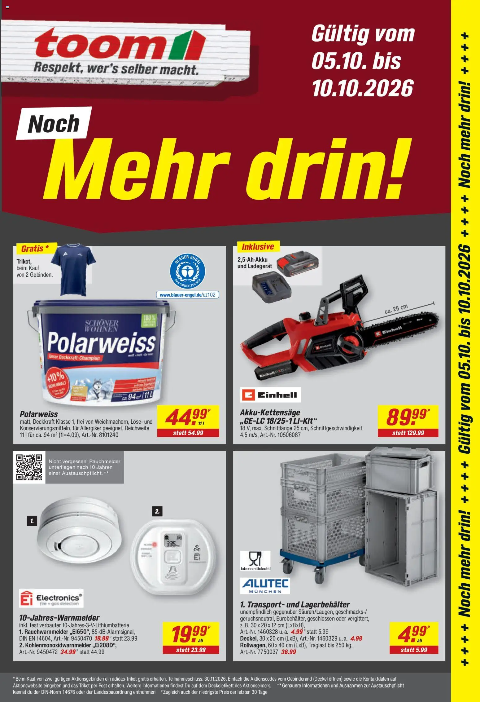 Toom Baumarkt Prospekt – gültig ab 05.10.2026 | Seite: 1