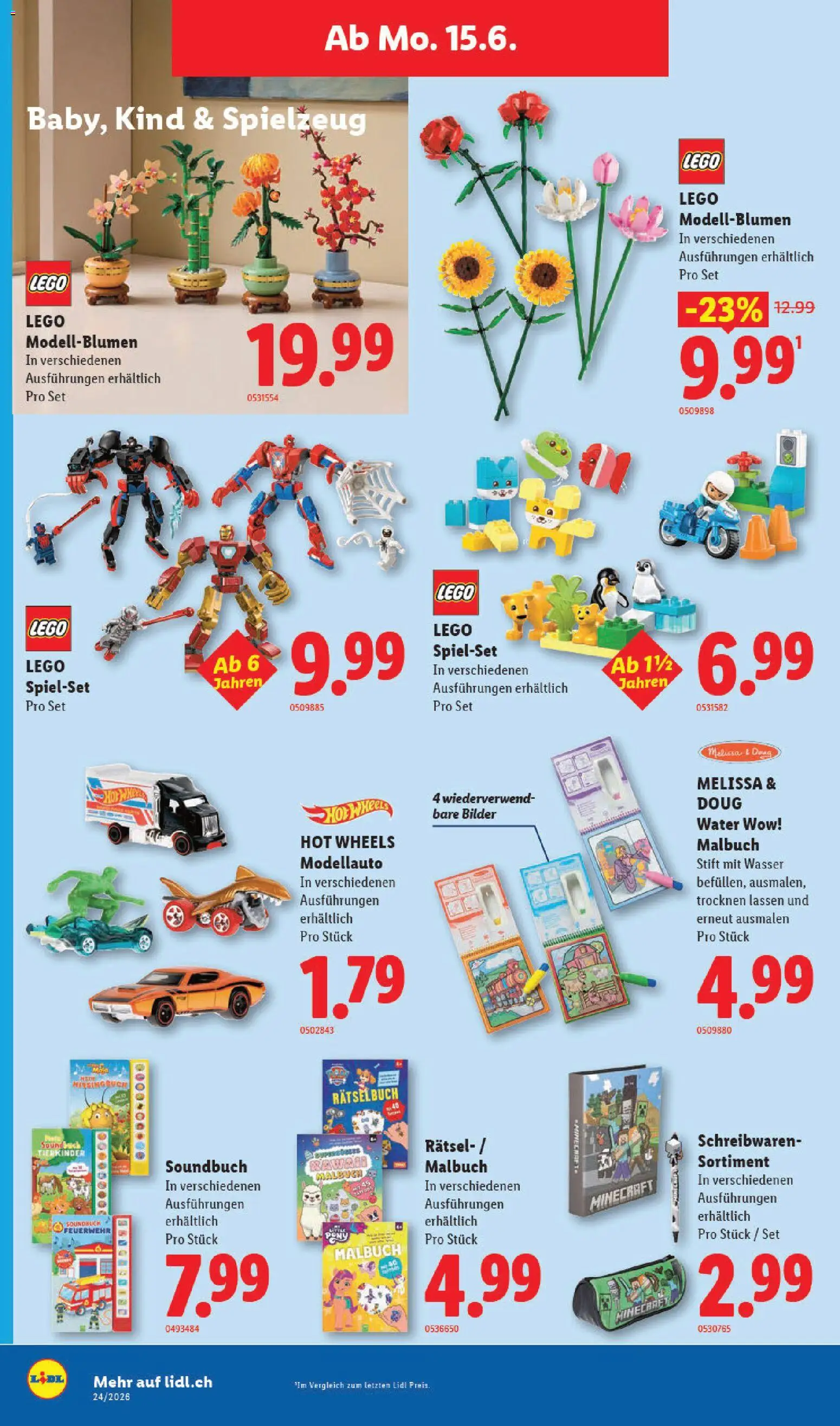 Lidl aktionen – gültig ab 11.06.2026 | Seite: 34 | Produkte: Wasser, Bilder