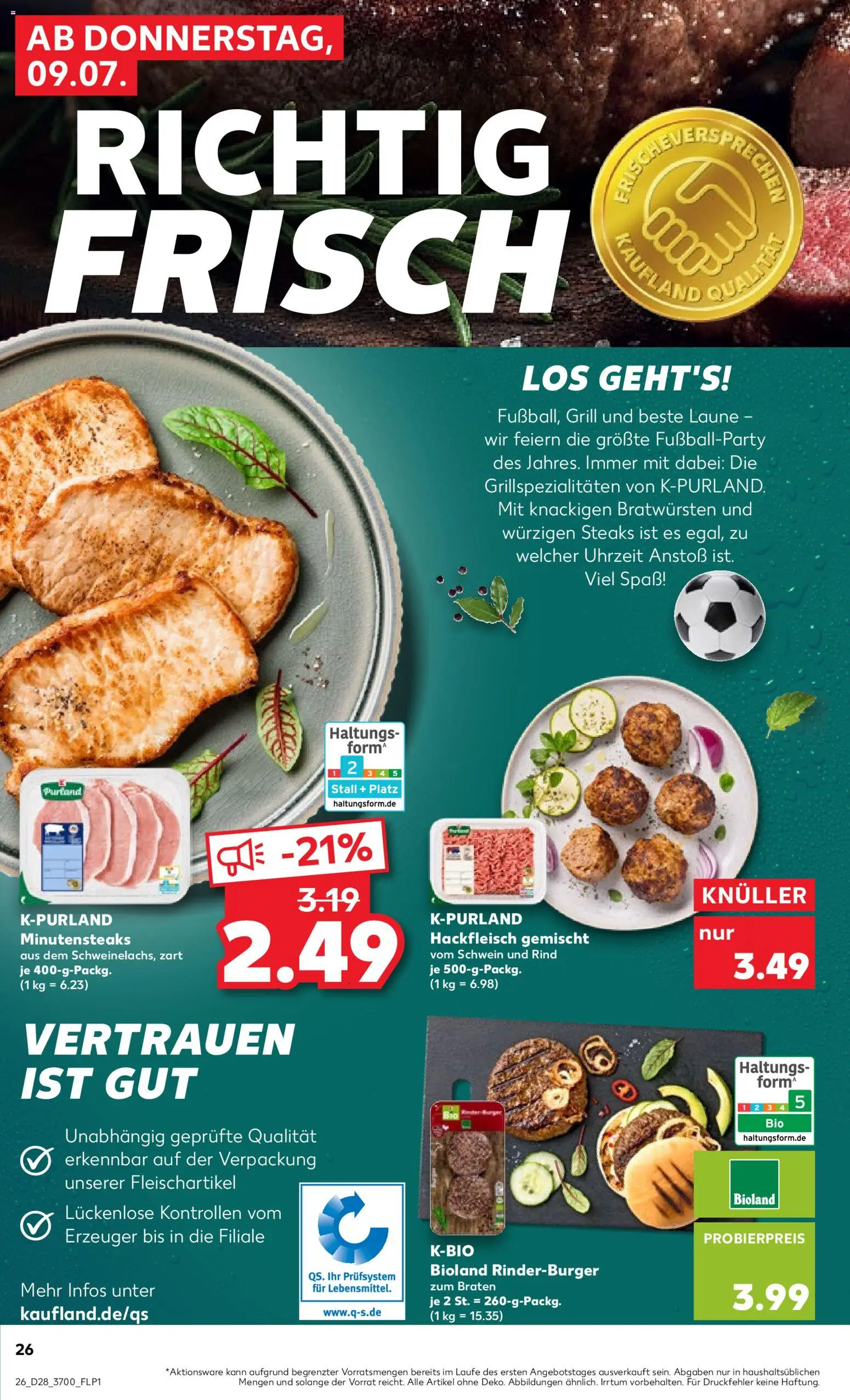 Kaufland Německo leták - Rostock od 09.07.2026 | Strana: 26 | Produkty: Forma