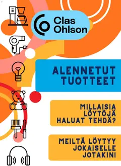 Clas Ohlson-mainoslehti voimassa 14/07/2026 alkaen
