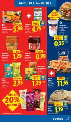 LAY'S Chips Salt & Vinegar, Sour Cream, Chips Salt & Vinegar, Sour Cream ab 20.08.2026 gültig | Seite: 17 | Produkte: Müsli, Joghurt, Brot, Schokolade