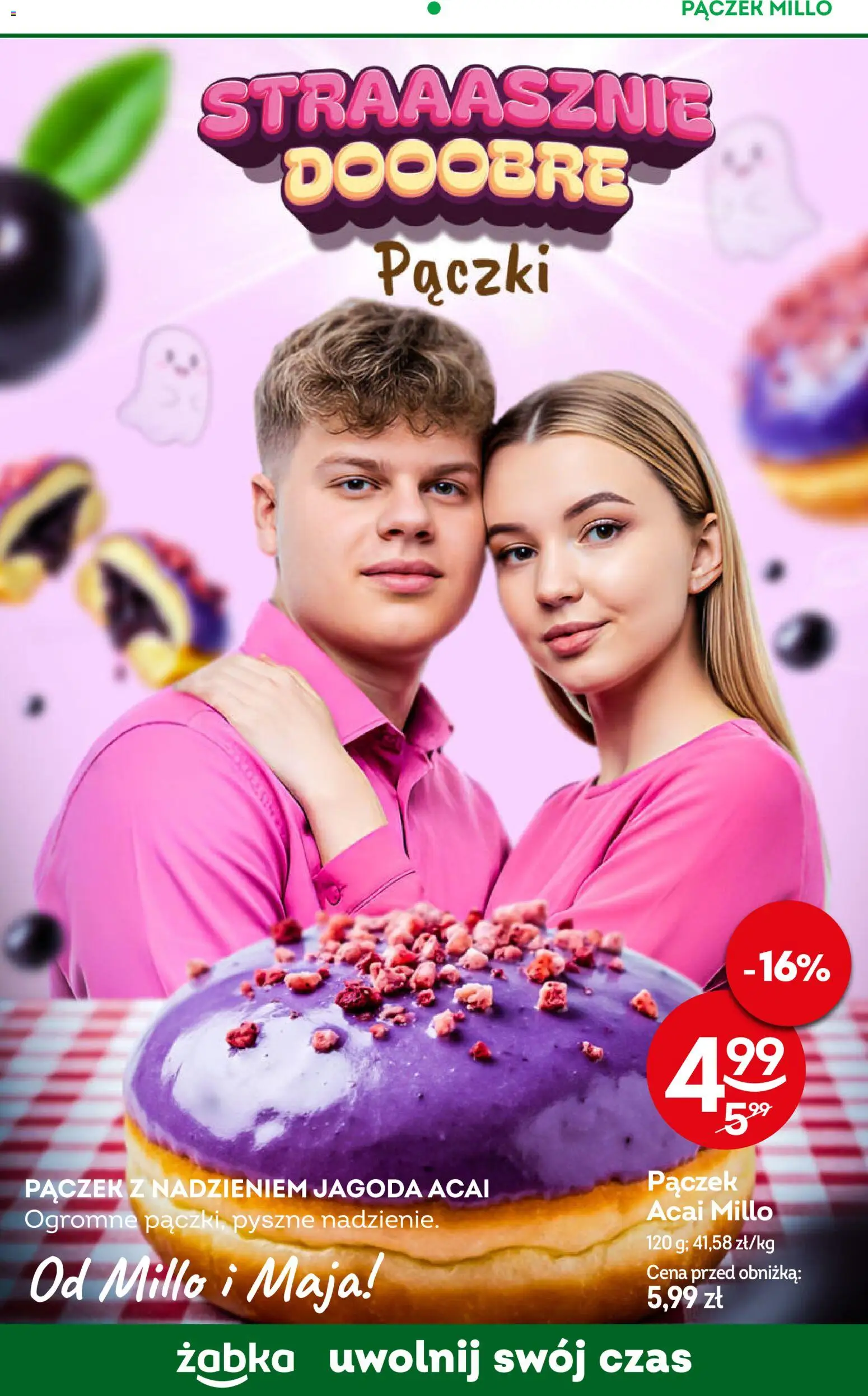 Żabka gazetka od 03.06.2026 | Strona: 80 | Produkty: Pączki