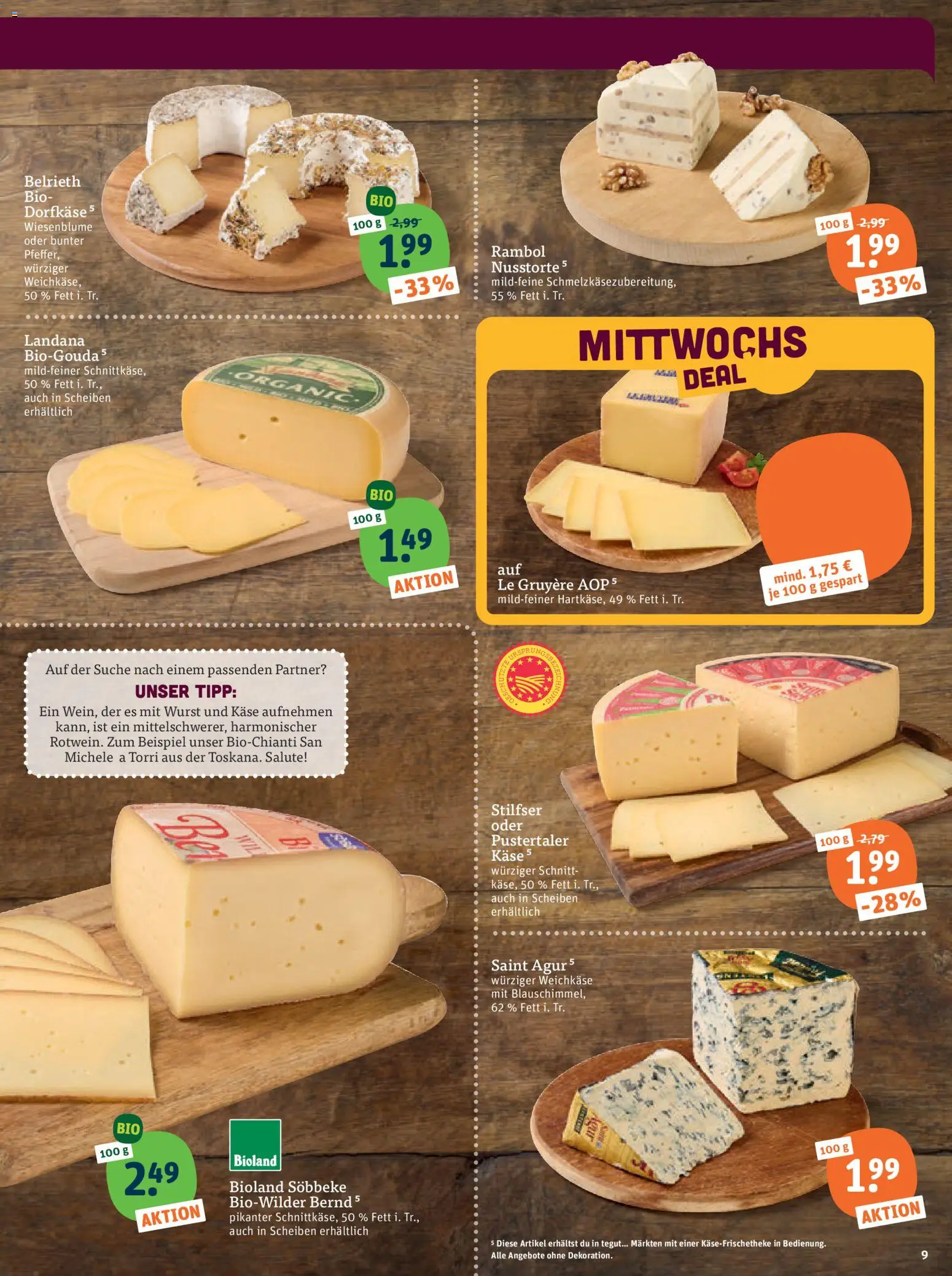 Tegut Prospekt – gültig ab 12.10.2026 | Seite: 11 | Produkte: Käse, Wurst