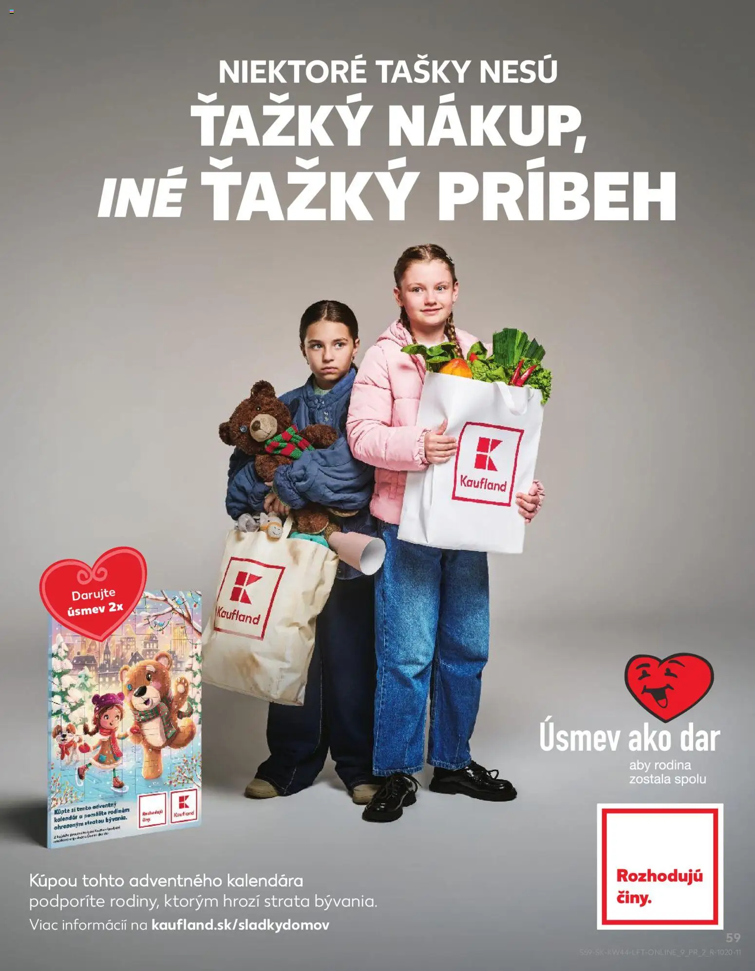 Nové Kaufland akcie – leták je platný od 30.10.2025 | Strana: 59 | Produkty: Adventný kalendár