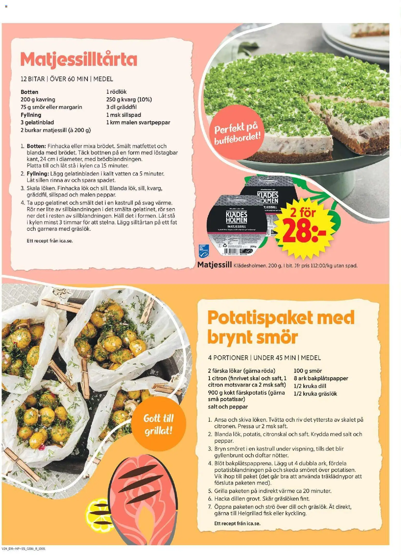 ICA Supermarket reklamblad aktuell från 08.06.2026 | Sida: 6 | Produkter: Färskpotatis, Gräslök, Smör, Häll