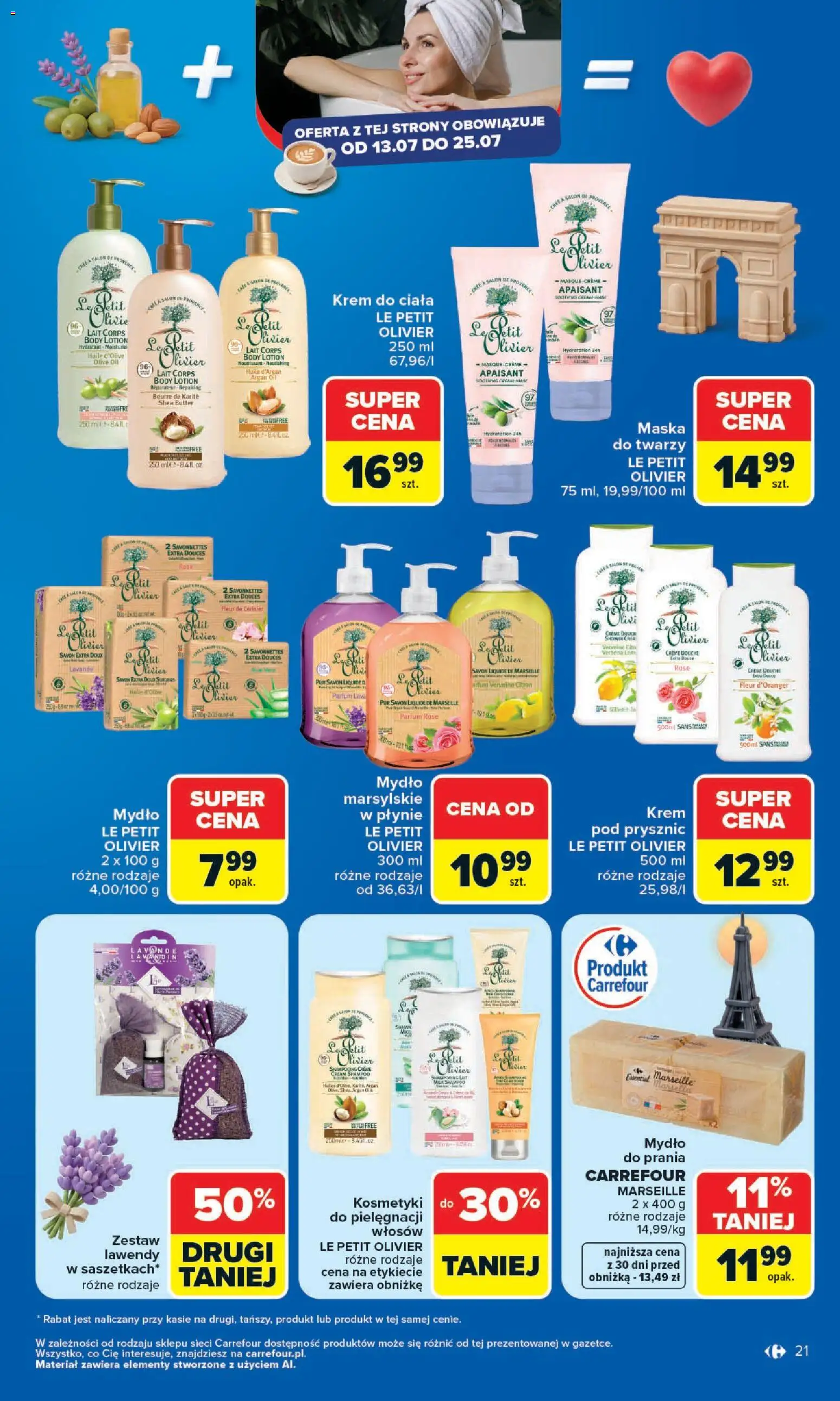 Carrefour gazetka od 13.07.2026 | Strona: 23 | Produkty: Prysznic, Mydło, Krem, Lotion