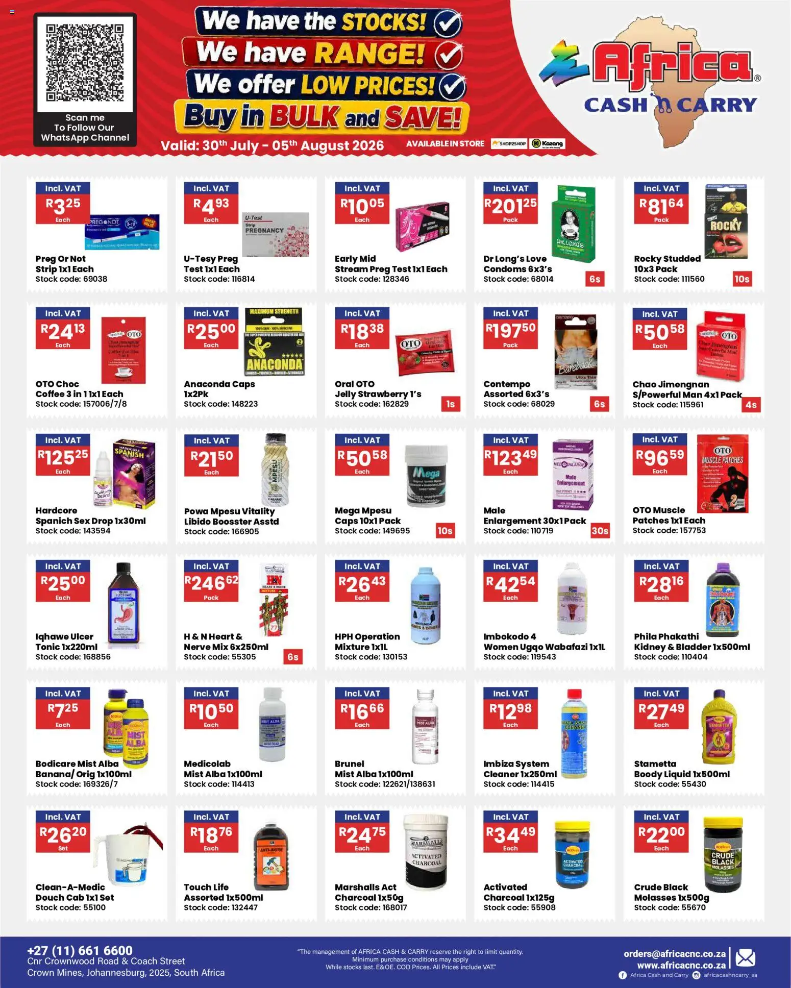 New Africa Cash & Carry catalogue – valid from 30/07/2026 | Page: 20