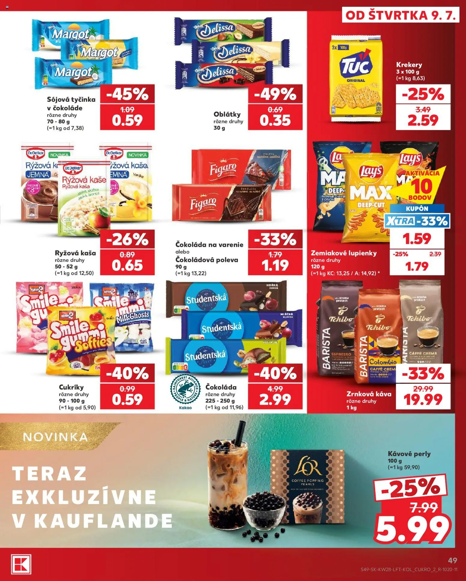 Kaufland SK akciós ujság - amely érvényes a következő dátumtól: 2026.07.09. | Oldal: 49