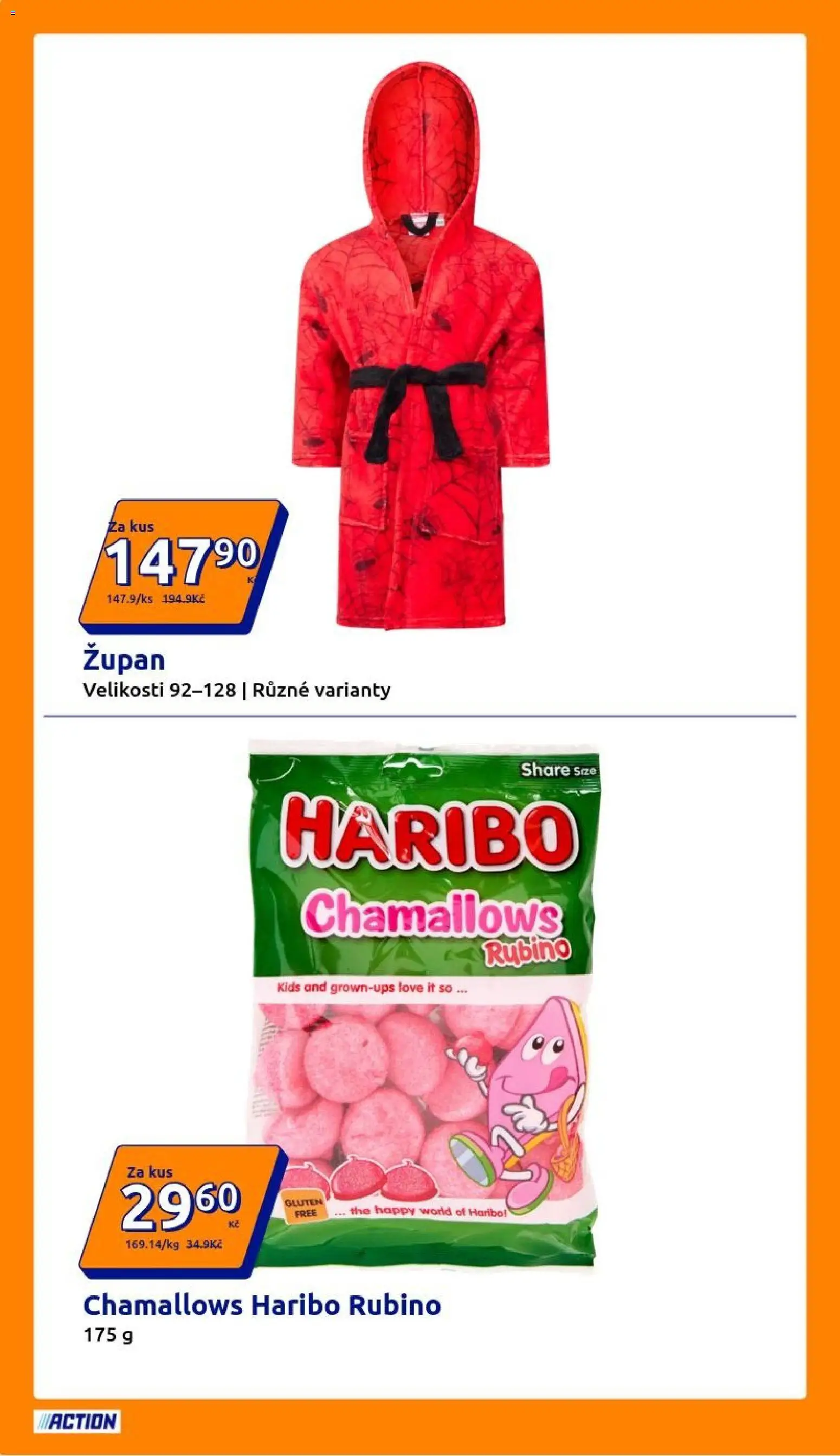 Action leták od 28.10.2026 | Strana: 14 | Produkty: Župan, Haribo