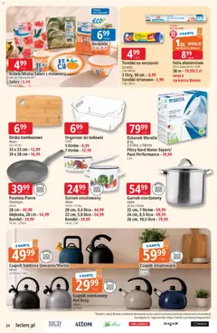 Pogląd oferty "E.Leclerc gazetka" - ważna od 16.06.2026 | Strona: 24 | Produkty: Karta, Czajnik, Patelnia, Torebki