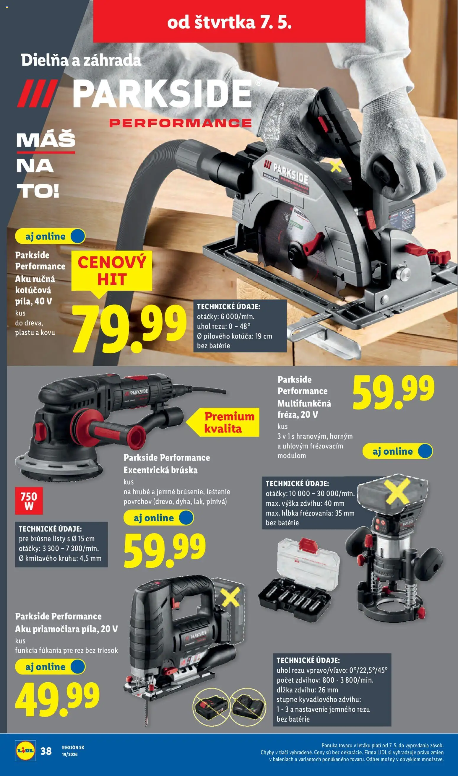 Nové Lidl akcie – leták je platný od 04.05.2026 | Strana: 78 | Produkty: Aku, Parkside