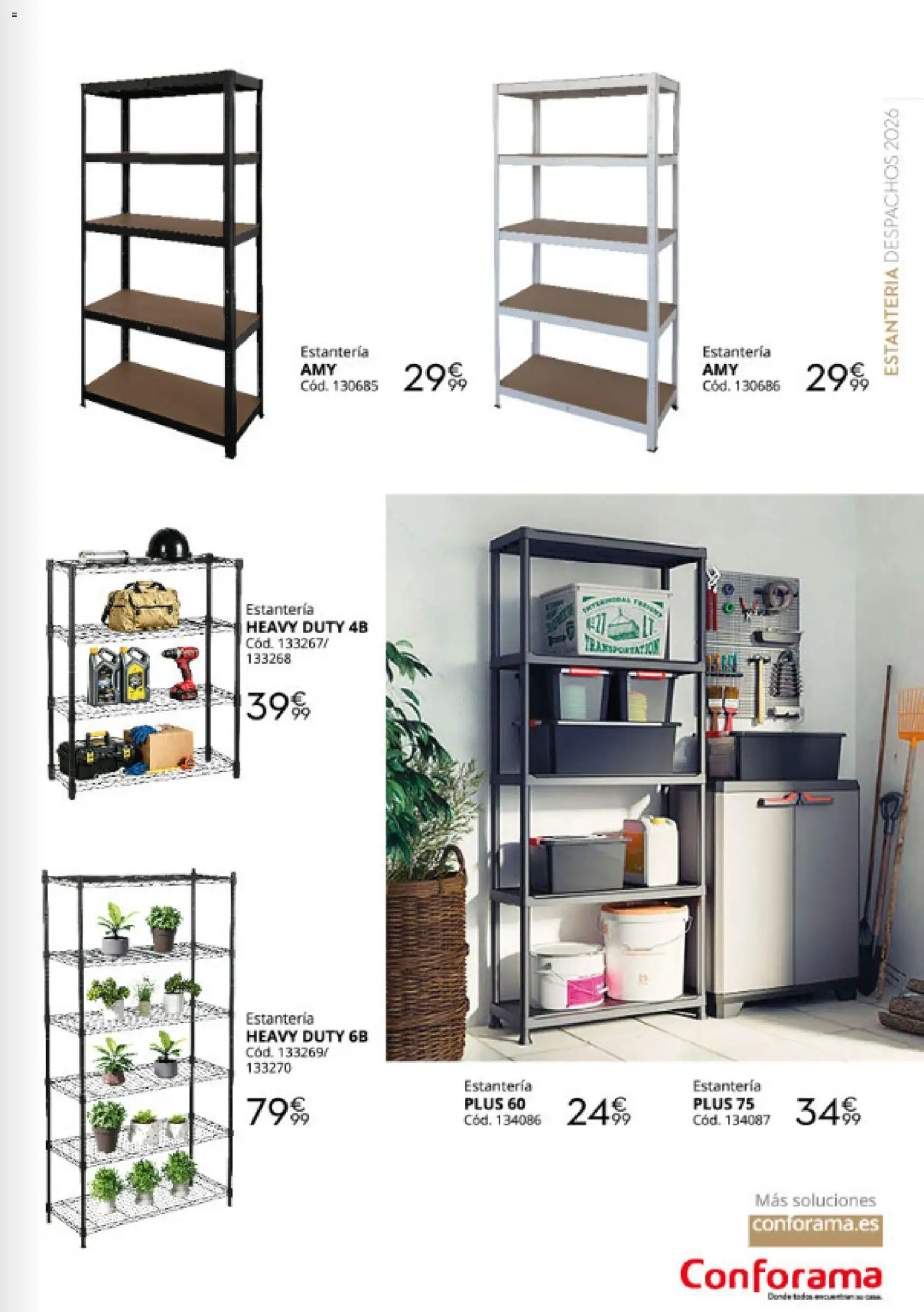 Conforama Despachos for all │ válido desde el 12/08/2026 | Página: 31 | Productos: Estantería