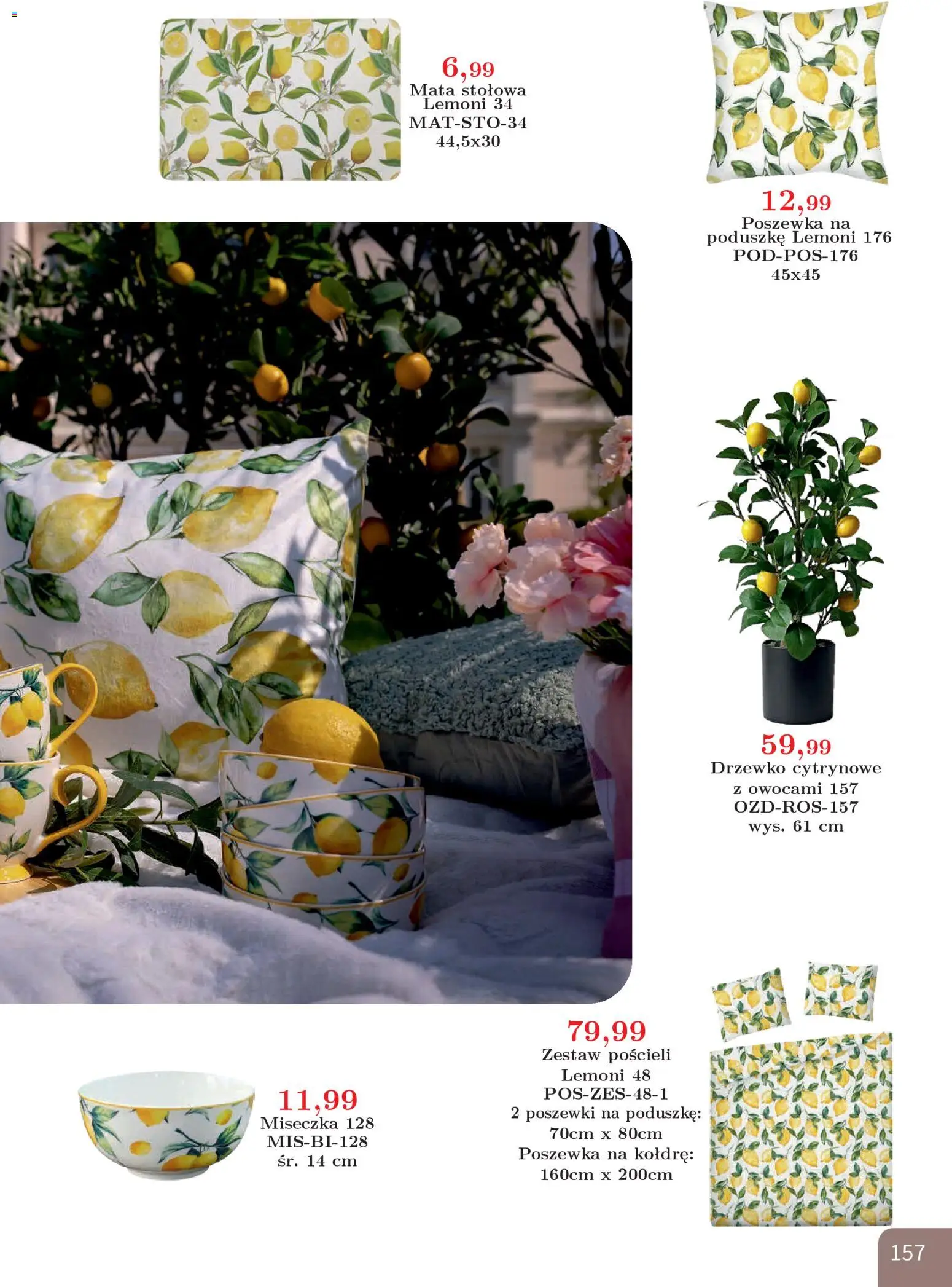 Bodzio Katalog od 01.04.2026 | Strona: 157 | Produkty: Drzewko cytrynowe