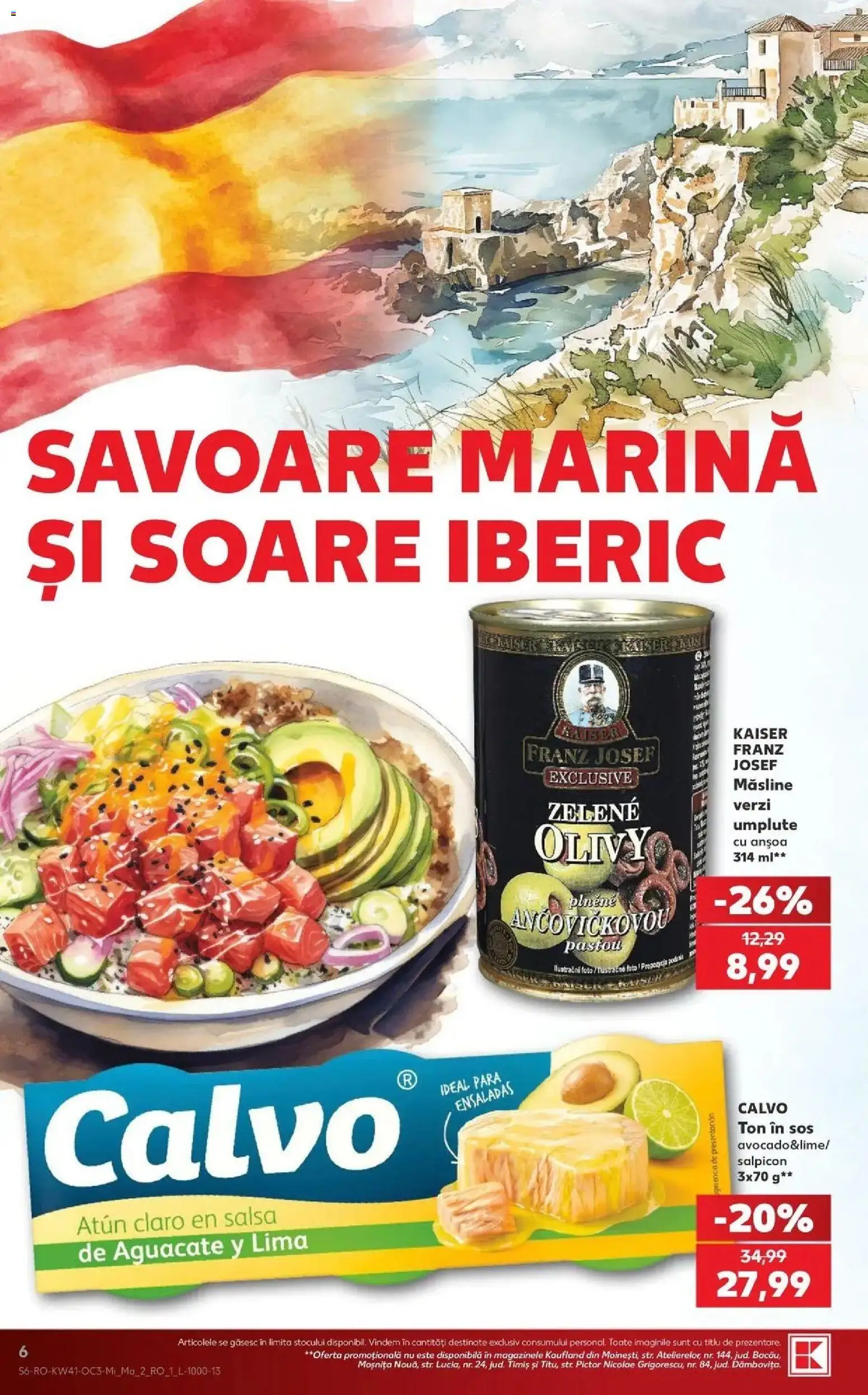 Kaufland Iași 07.10.2026 - Revista si Oferta | Pagină: 6 | Produse: Pară, Măsline, Sos