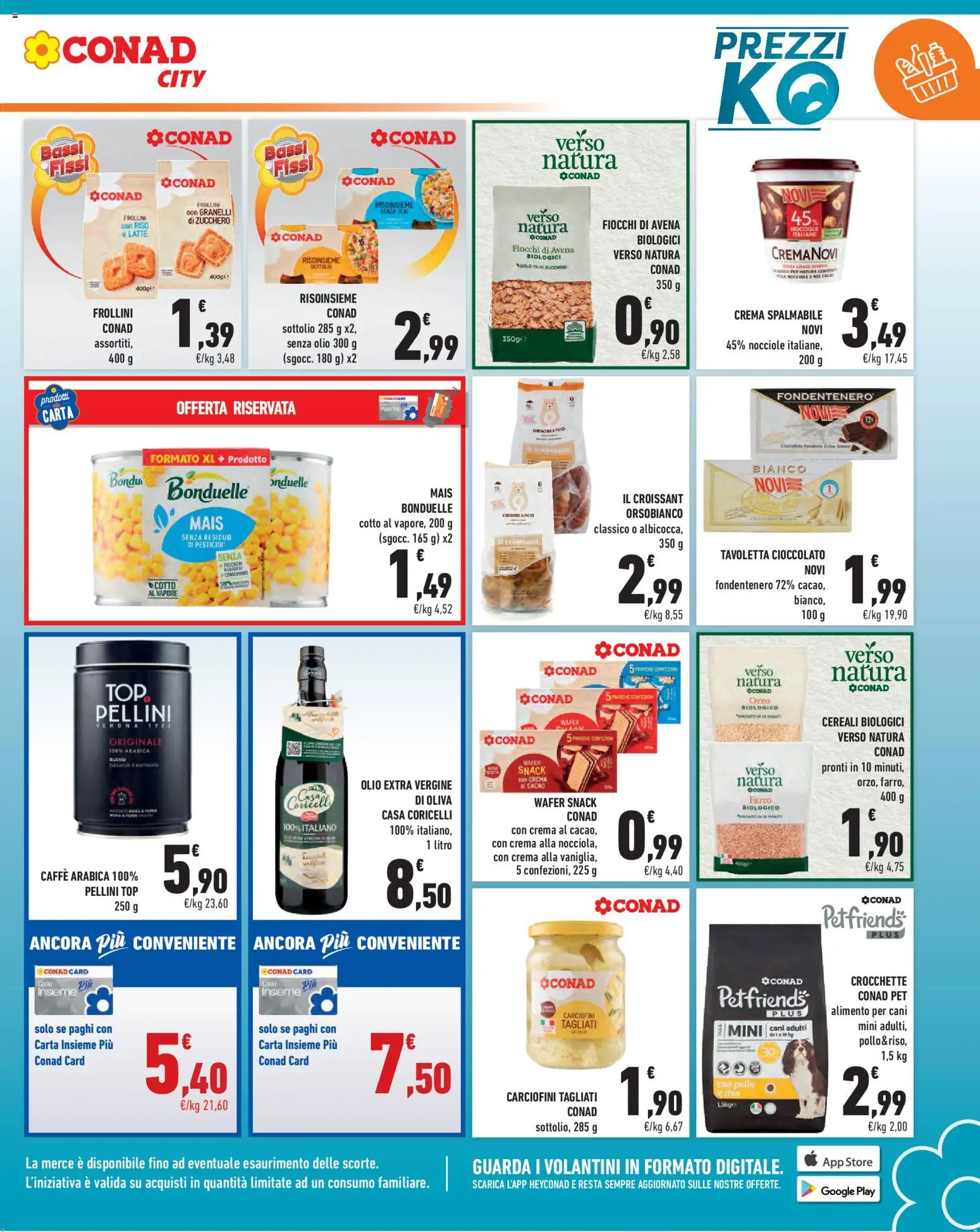 Volantino Conad del 05.06.2026 | Pagina: 3 | Prodotti: Pollo, Olio extra vergine, Mais, Farro