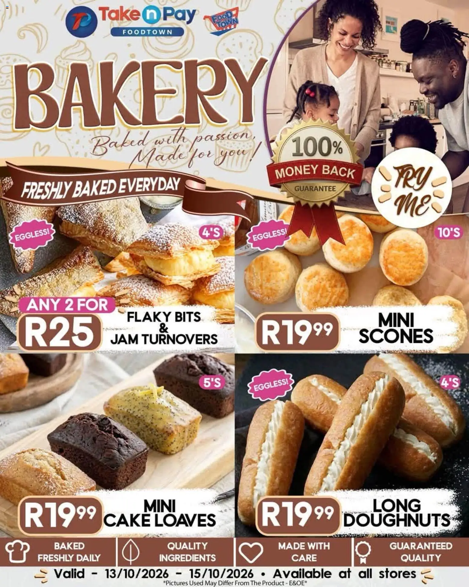 New Take n Pay catalogue – valid from 13/10/2026 | Page: 14 | Products: Cake, Jam, Bakery, Ingredients