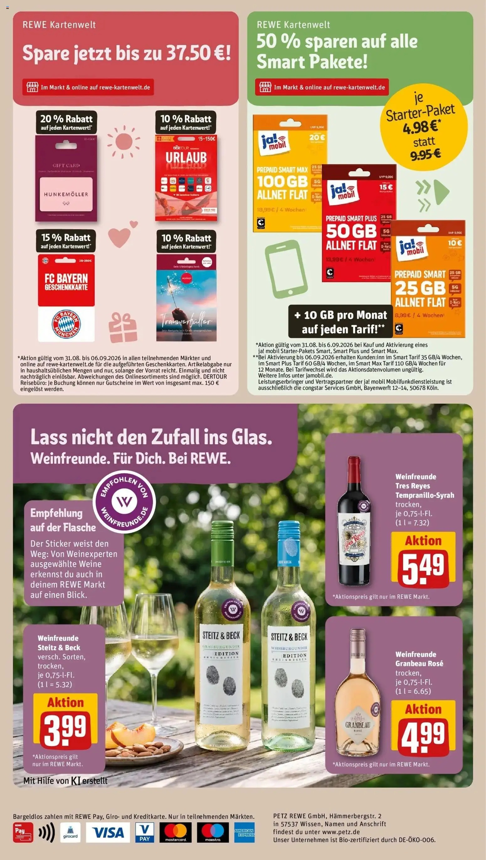 REWE Prospekt ab 31.08.2026 zum Blättern » Angebote | Seite: 30