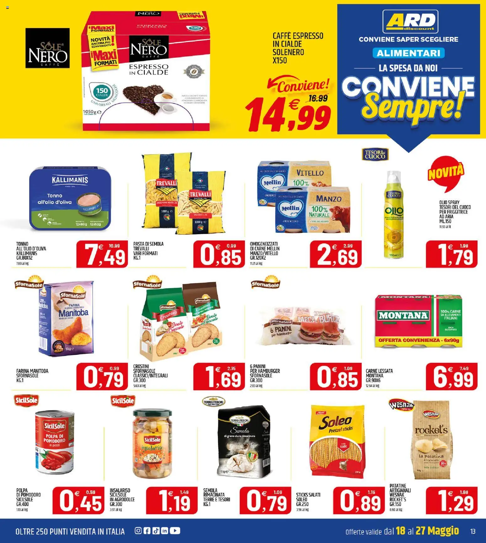 Volantino ARD Discount del 18.05.2026 | Pagina: 13