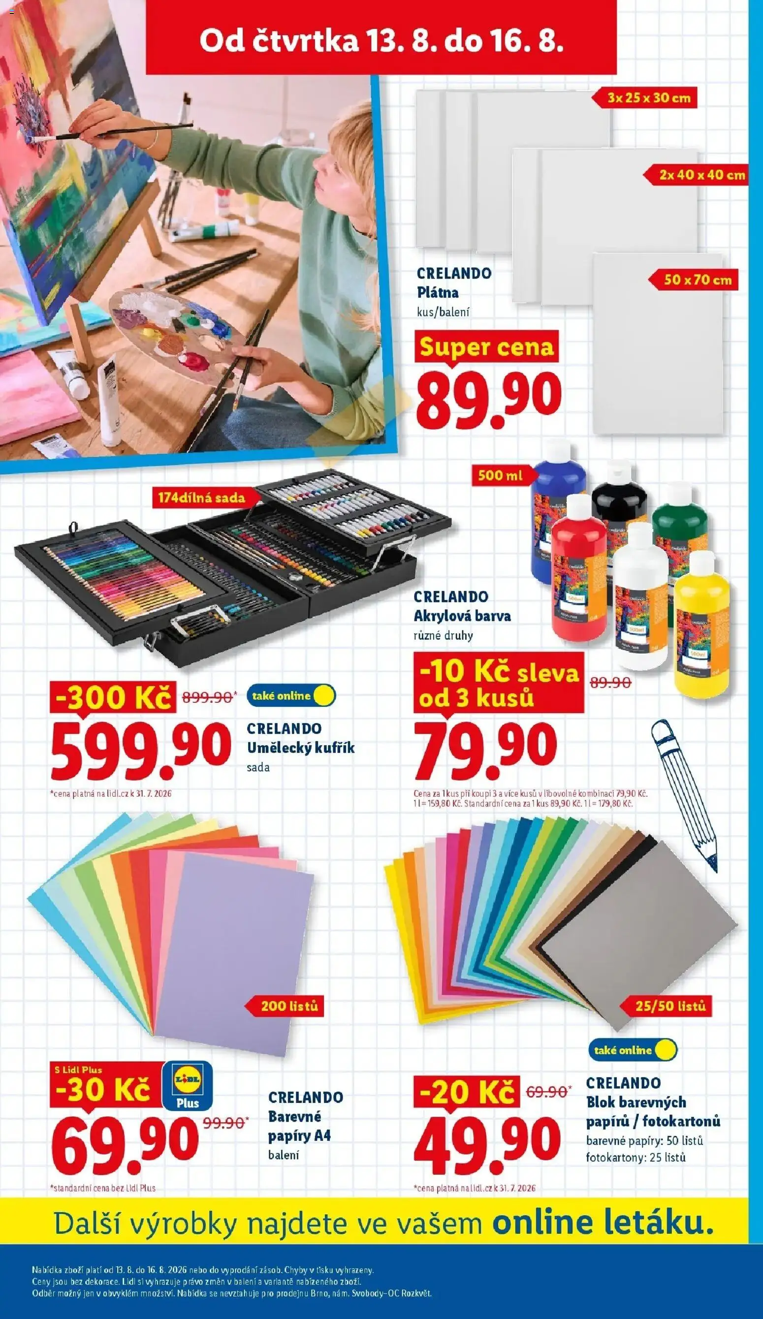 Lidl leták od 10.08.2026 - Nový akční leták | Strana: 17 | Produkty: Kufřík, Blok