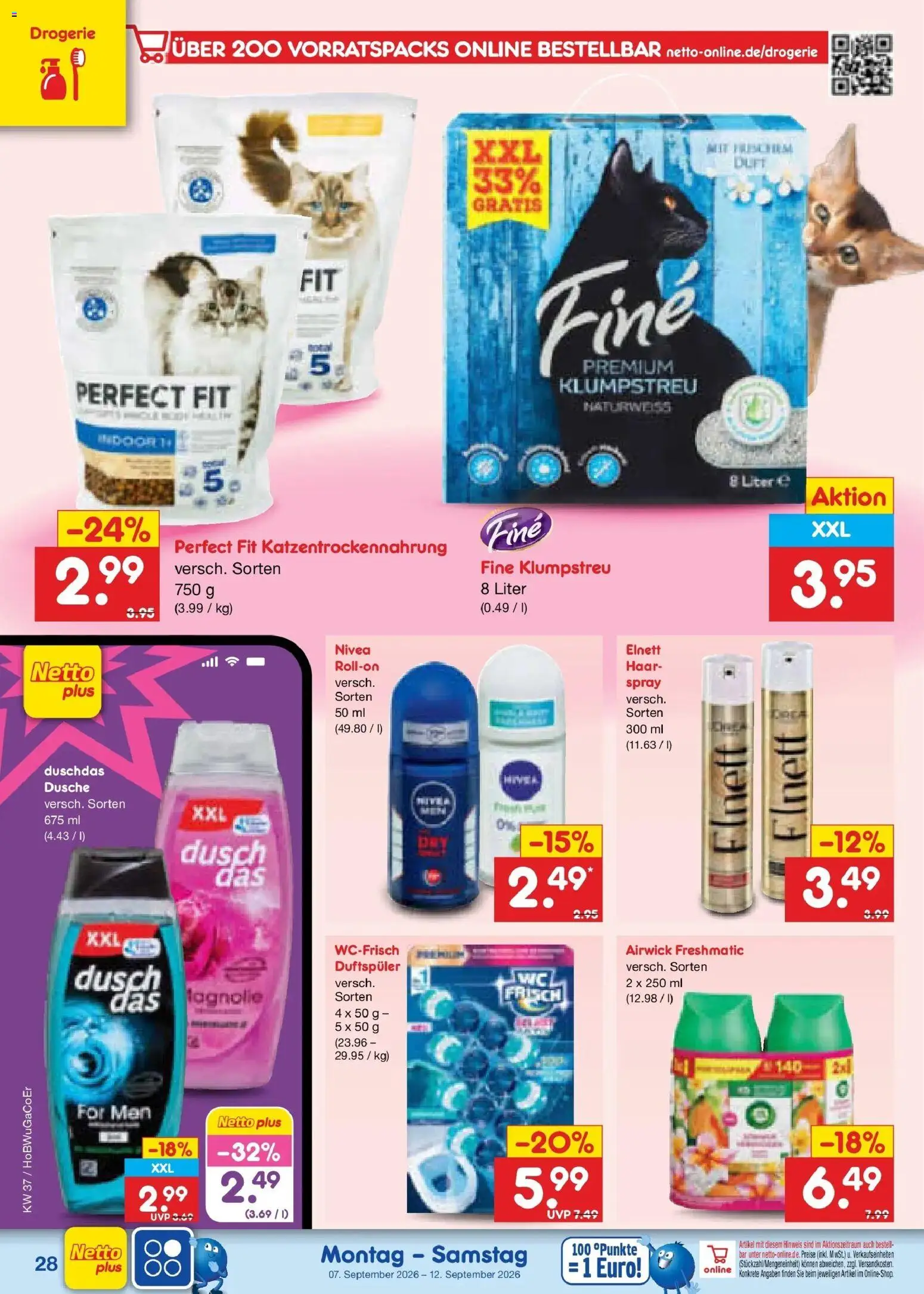 Netto Marken-Discount Prospekt Leipzig – gültig ab 07.09.2026 | Seite: 42 | Produkte: Dusche, Duschdas