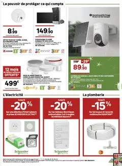 Leroy Merlin - Prévisualisation de Leroy Merlin catalogue valide à partir de 14/10/2026 | Page: 23 | Produits: Prises, Caméra, Panneau solaire, Camera de surveillance