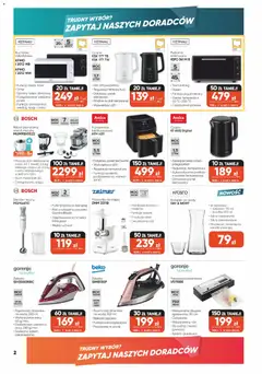 Pogląd oferty "Max elektro gazetka" - ważna od 28.04.2026 | Strona: 2 | Produkty: Blender ręczny, Piekarnik, Robot, Frytkownica