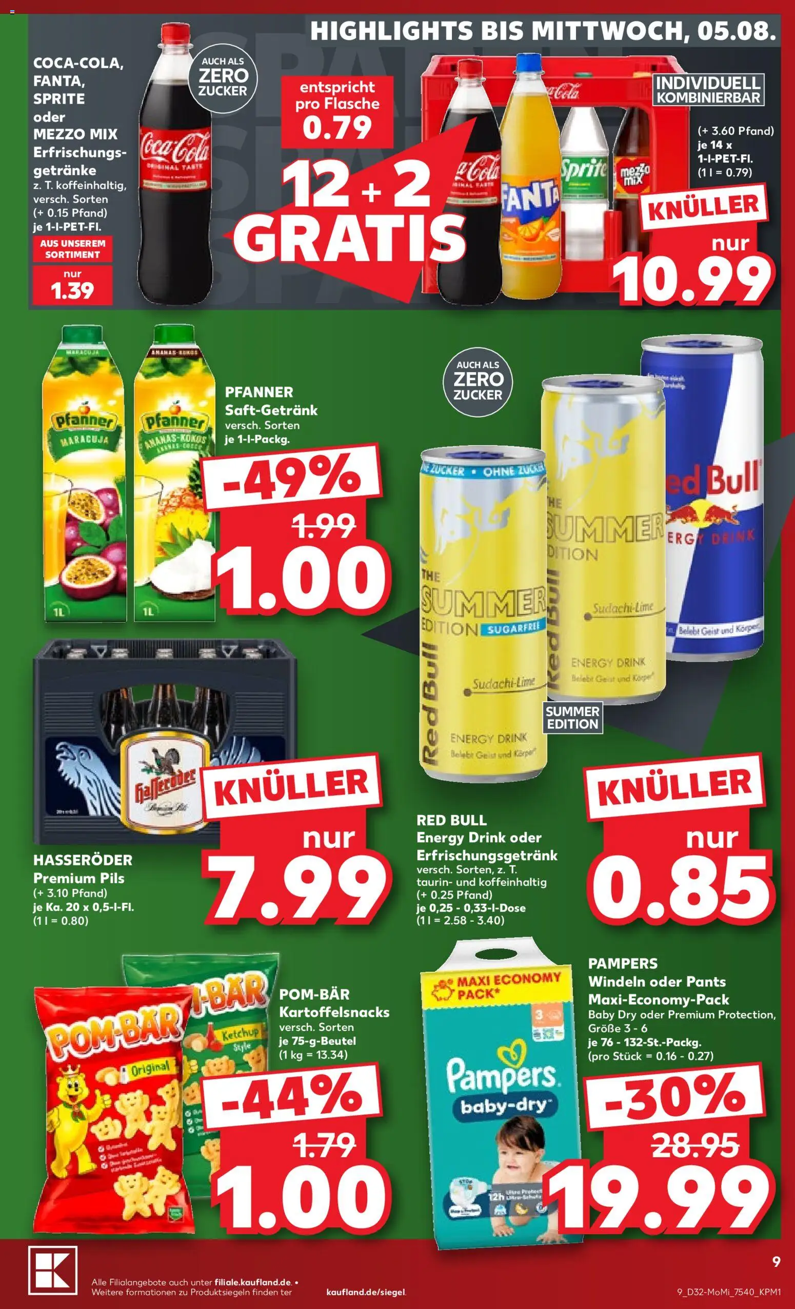 Kaufland Prospekt Jena – gültig ab 03.08.2026 | Seite: 9 | Produkte: Coca cola, Sprite, Pils, Ketchup