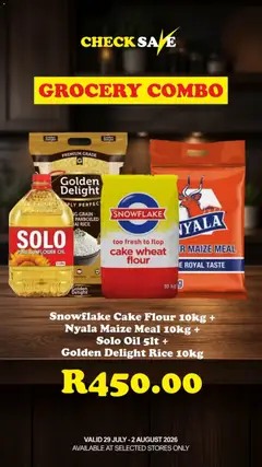 Check Save specials catalogue – valid from 29/07/2026
