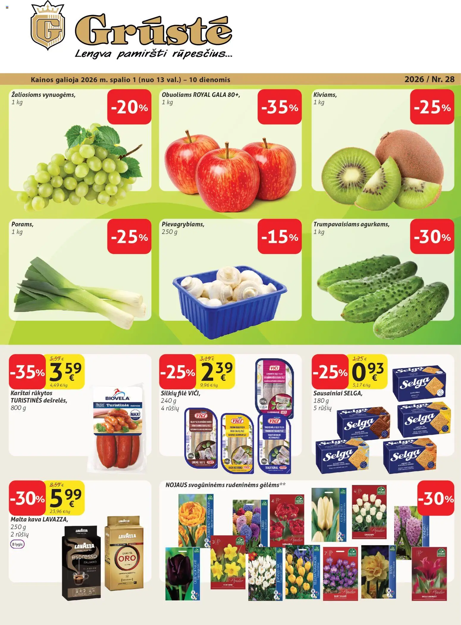 Gruste leidinys Ketvirtadienis, 1 Spalio