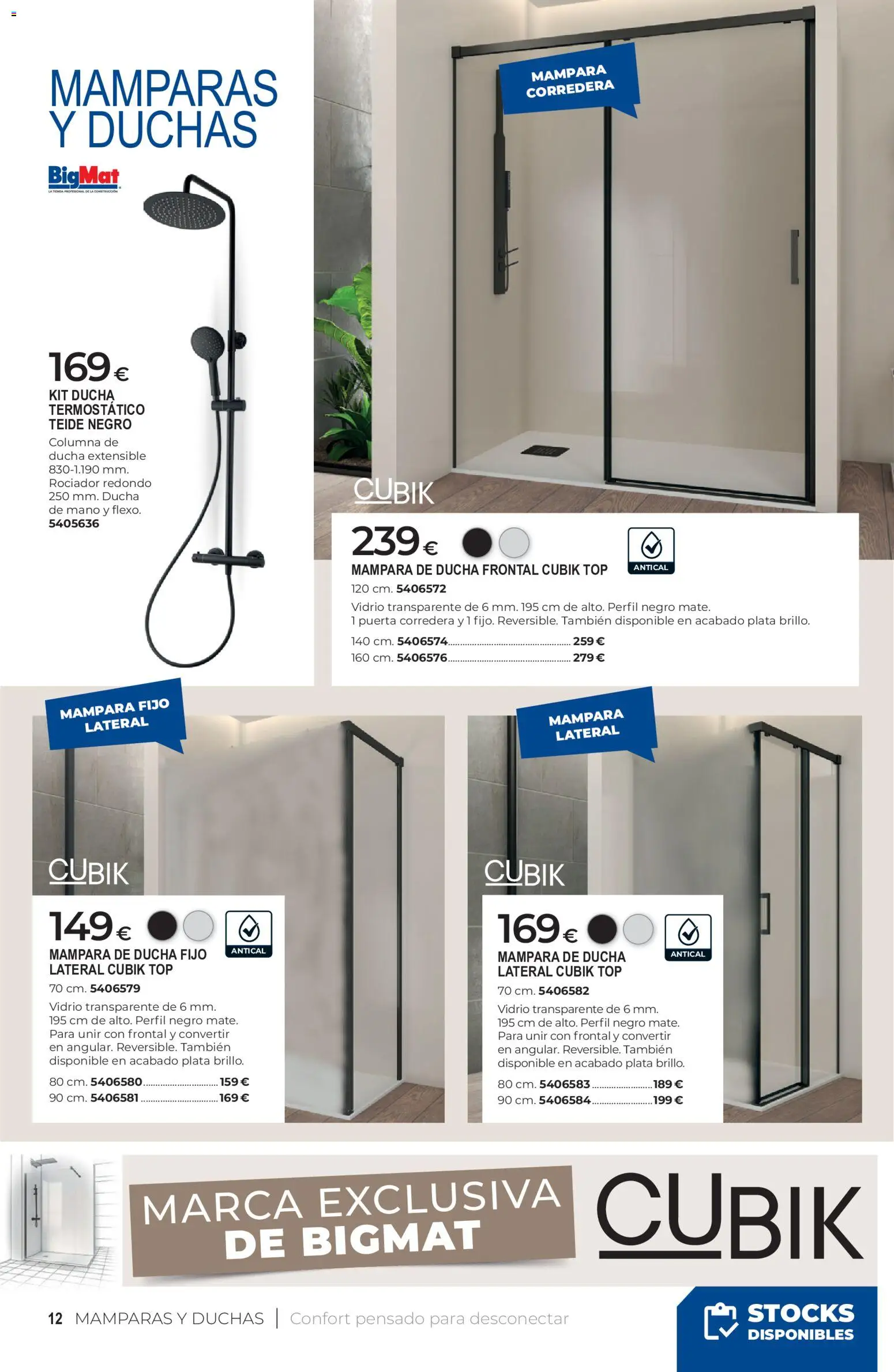 BigMat Baños y cerámica 2026 │ válido desde el 21.05.2026 | Página: 12 | Productos: Ducha