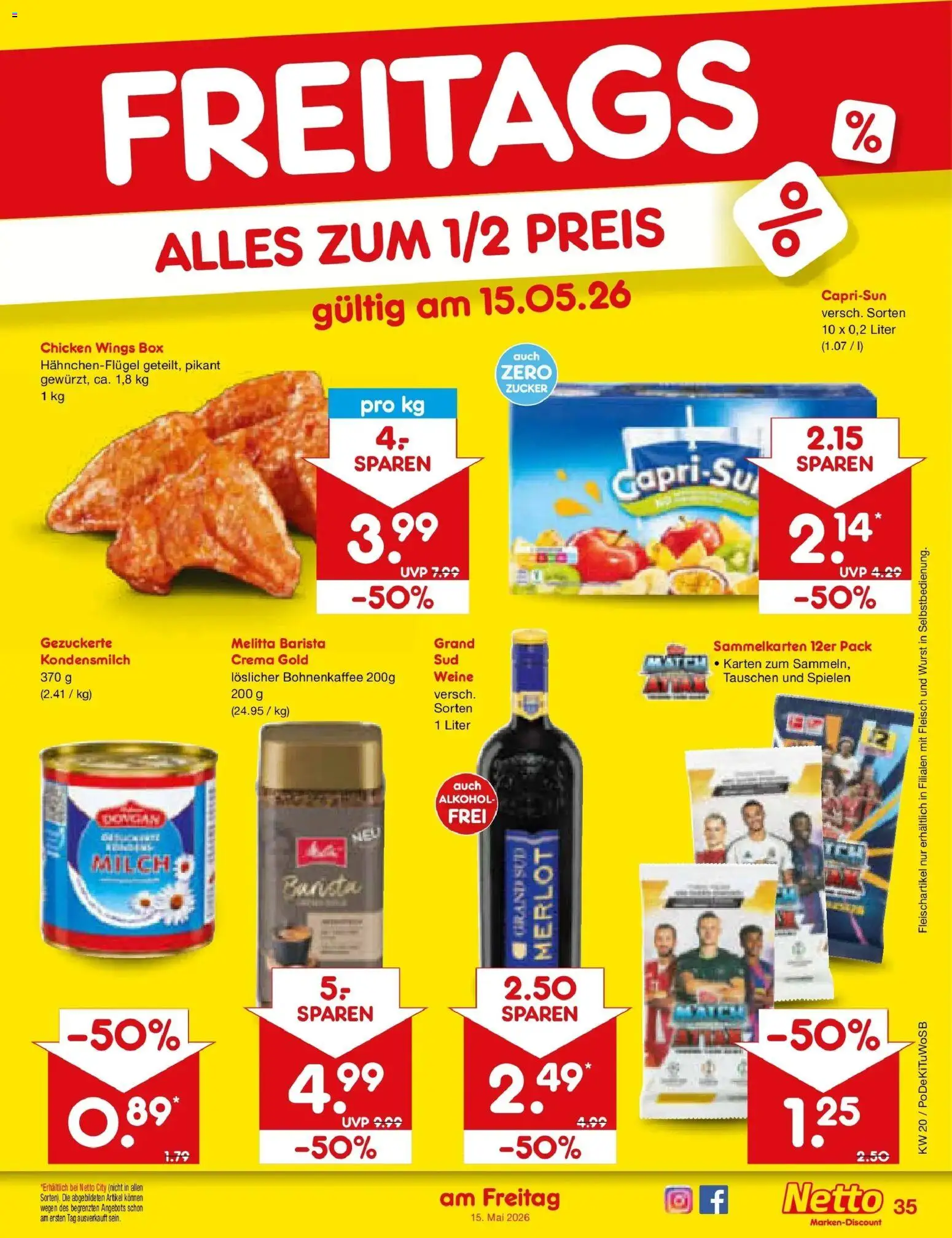 Netto Marken-Discount Prospekt Bad Friedrichshall	 – gültig ab 10.05.2026 | Seite: 48 | Produkte: Melitta, Merlot, Wurst, Fleisch