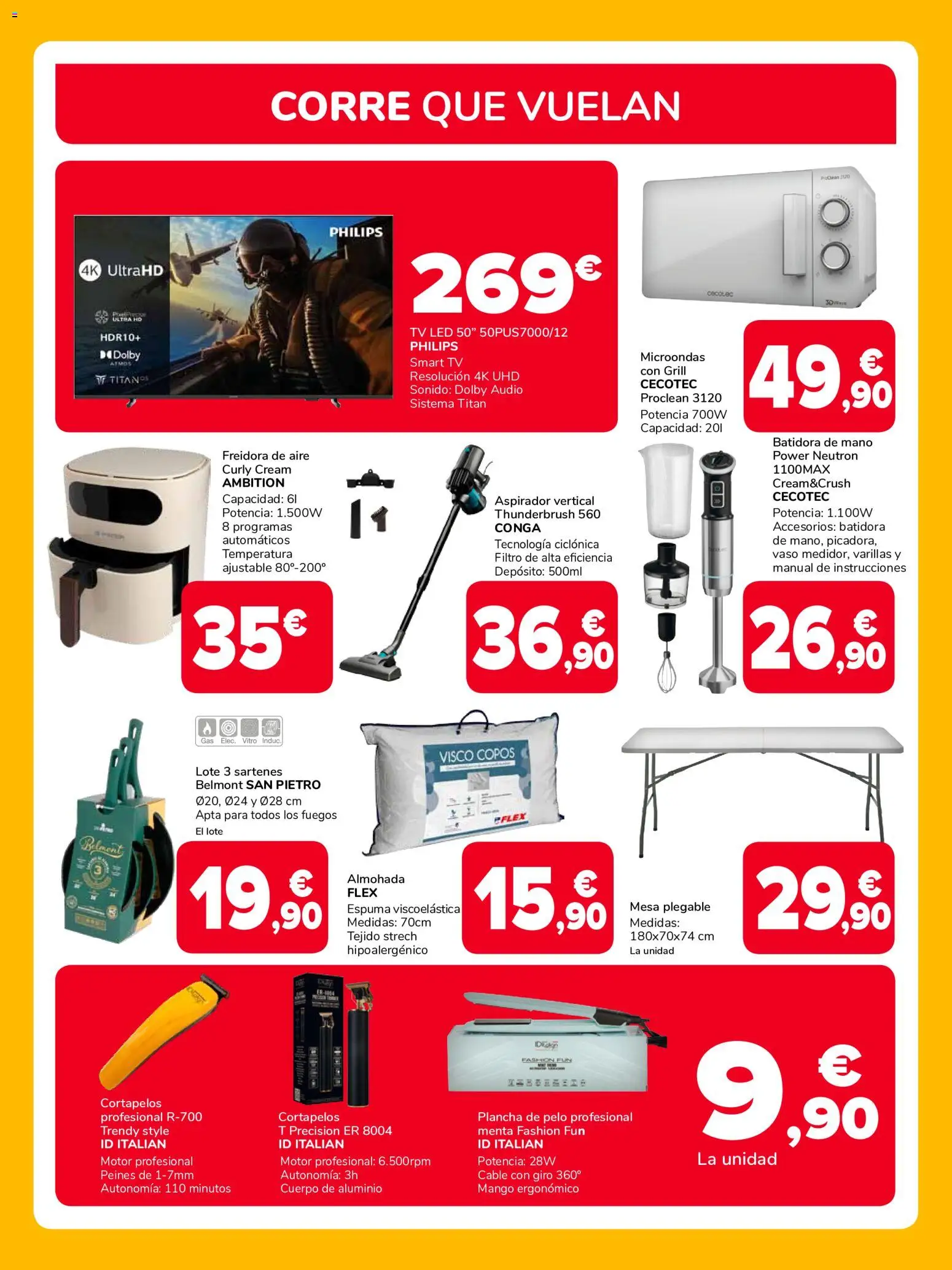 Supeco - folleto │ válido desde el 30/07/2026 | Página: 6 | Productos: Copos, Plancha de pelo, Almohada, Aspirador
