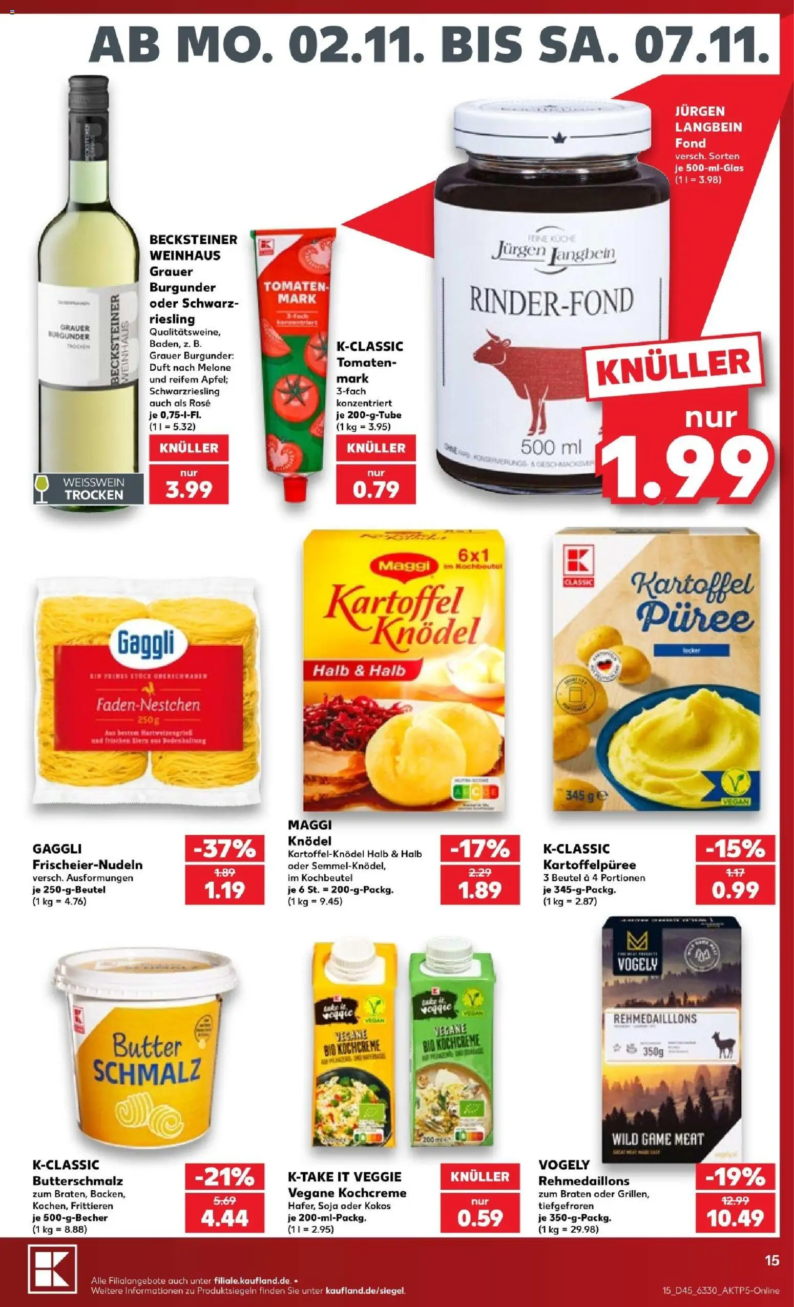 Kaufland Prospekt Hamburg – gültig ab 31.10.2026 | Seite: 15 | Produkte: Maggi, Weißwein trocken, Duft, Melone