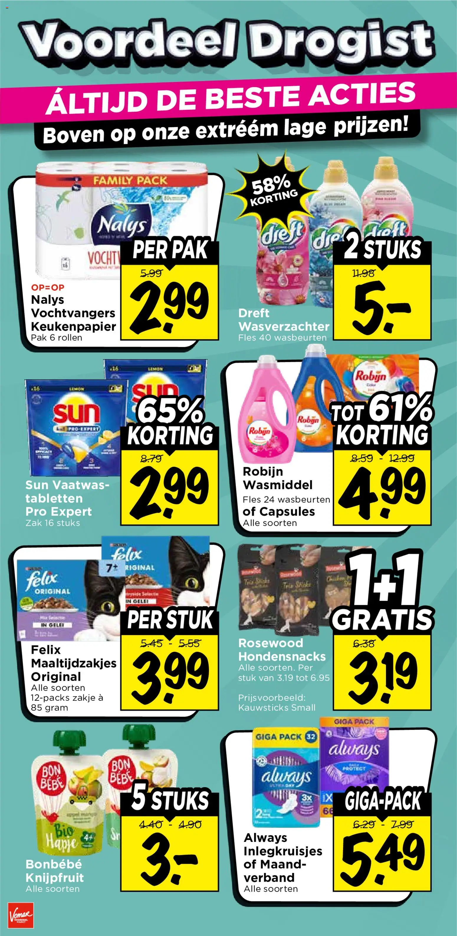 {H1} | Pagina: 12 | Producten: Wasmiddel, Wasverzachter, Robijn, Zak