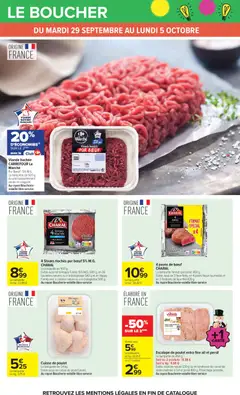 Carrefour - Prévisualisation de Escalope de poulet extra fine ail et persil, Le 2ème produit valide à partir de 29/09/2026 | Page: 32