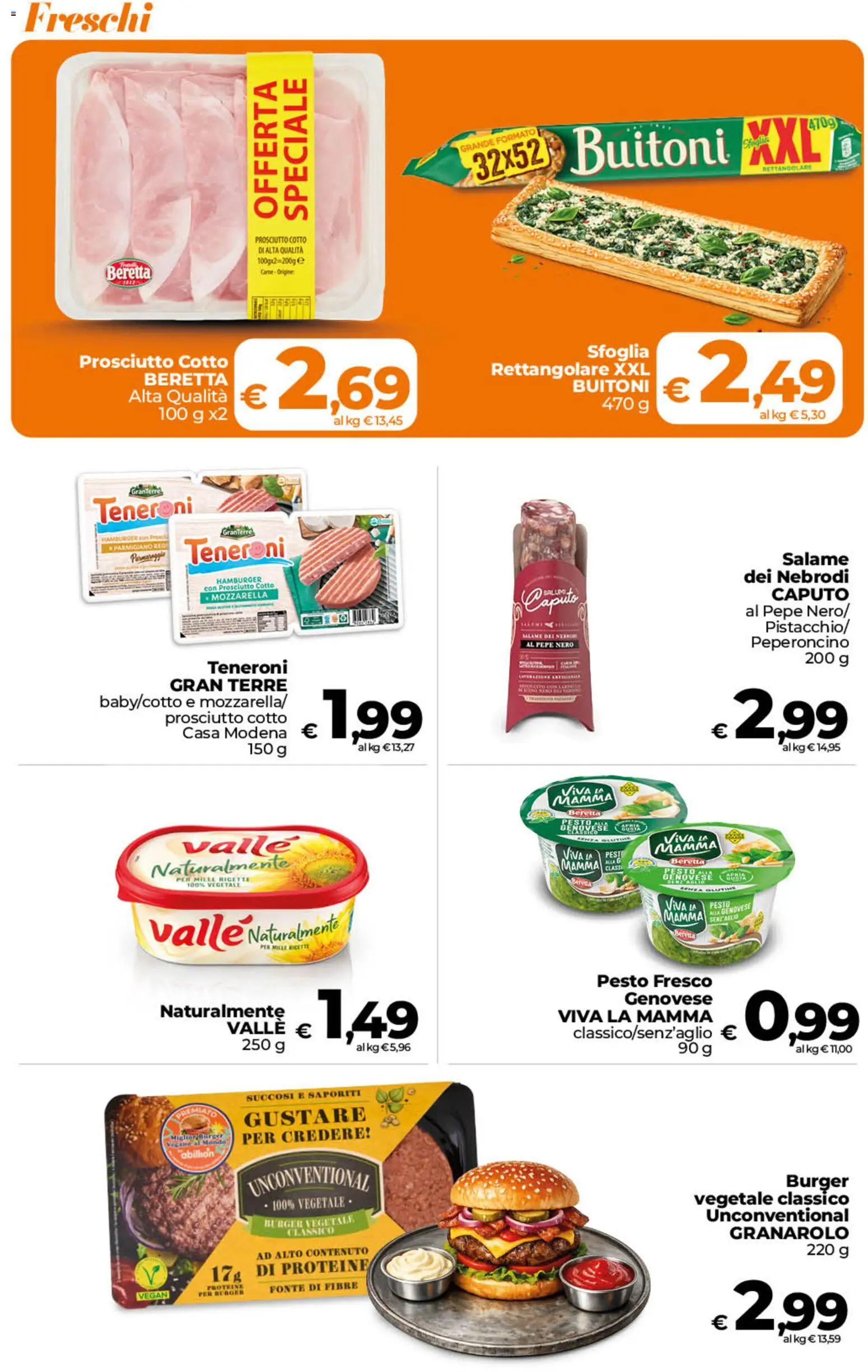 Volantino Ipercoop del 23/10/2026 | Pagina: 15 | Prodotti: Vegan, Pistacchio, Mozzarella, Pesto