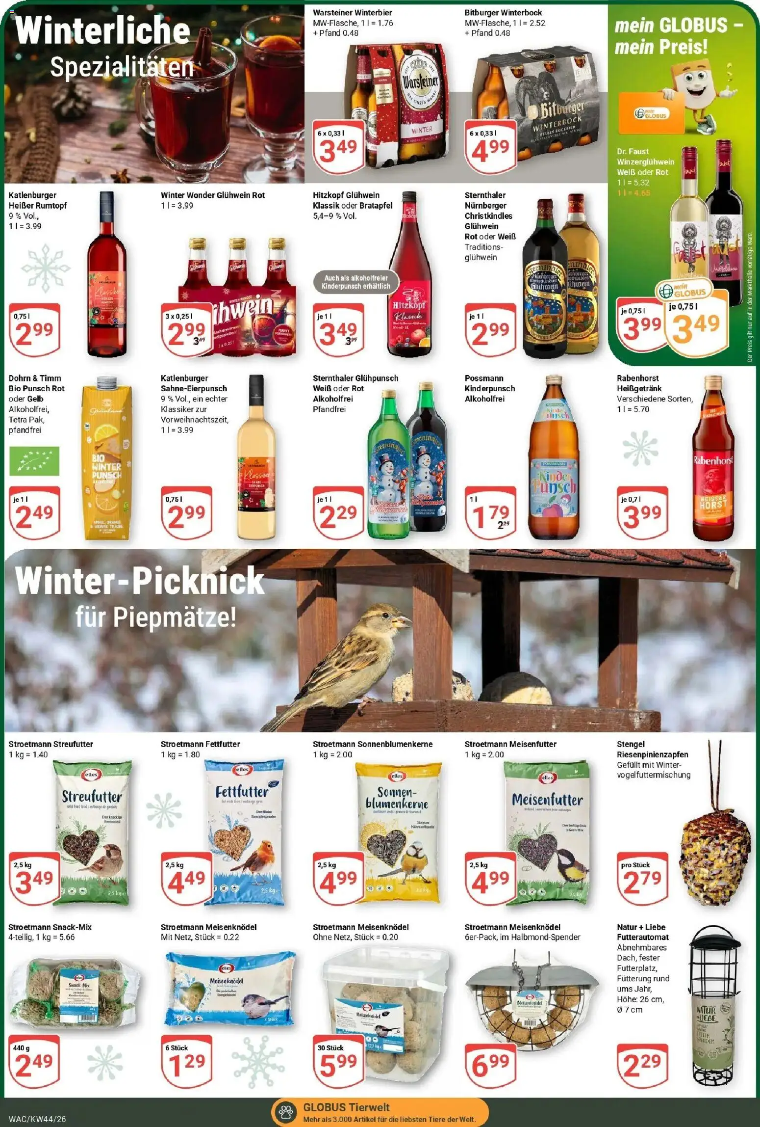 Globus Prospekt Markkleeberg – gültig ab 26.10.2026 | Seite: 21 | Produkte: Bitburger, Spezialitäten, Warsteiner