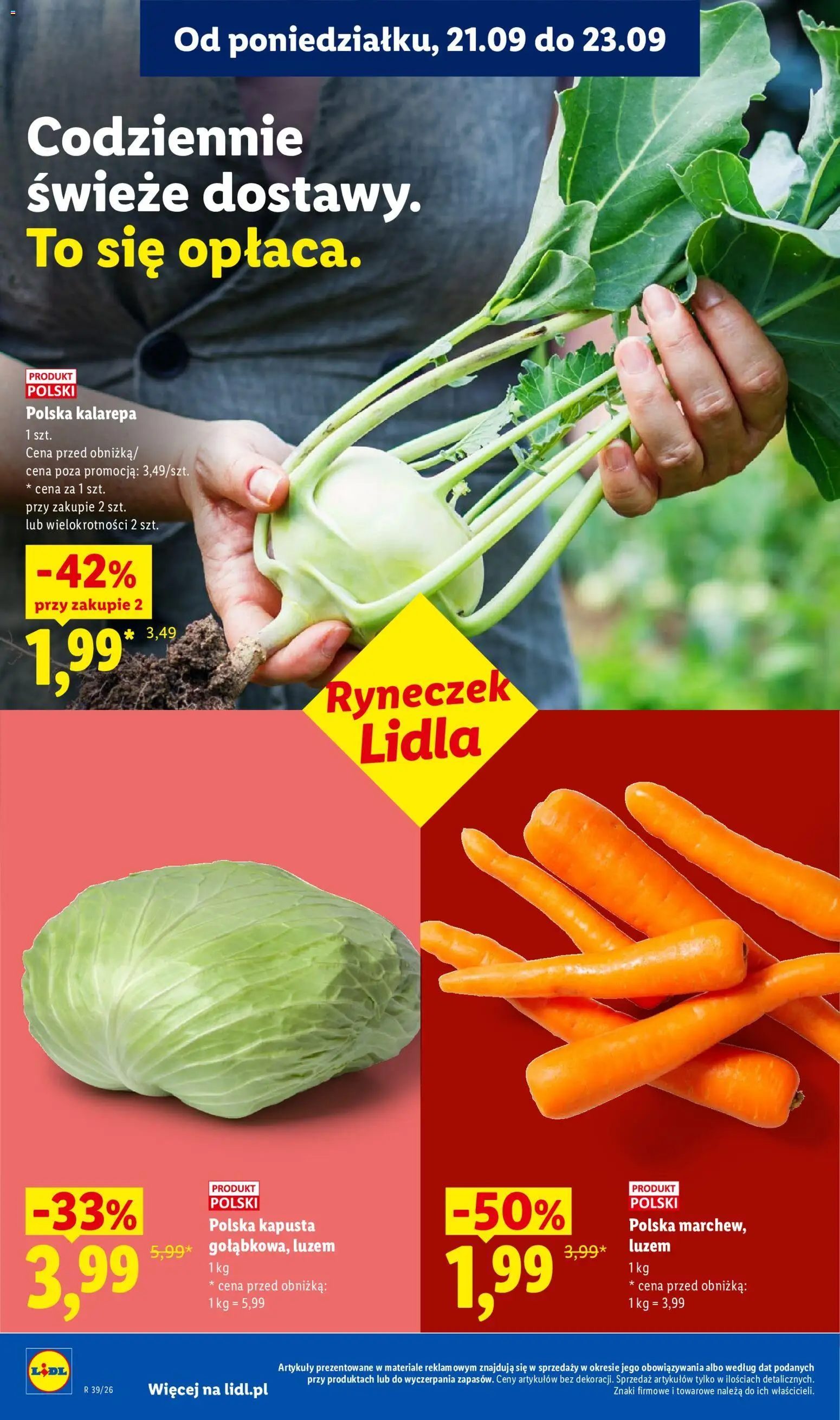 Lidl Polsko leták od 21.09.2026 | Strana: 34 | Produkty: Kapusta