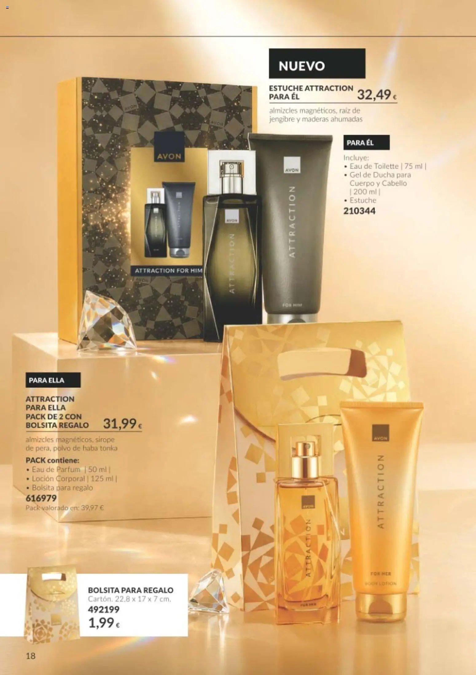 Catálogo AVON Black Friday │ válido desde el 01/11/2026 | Página: 18 | Productos: Eau de toilette, Gel de ducha, Loción corporal, Ducha
